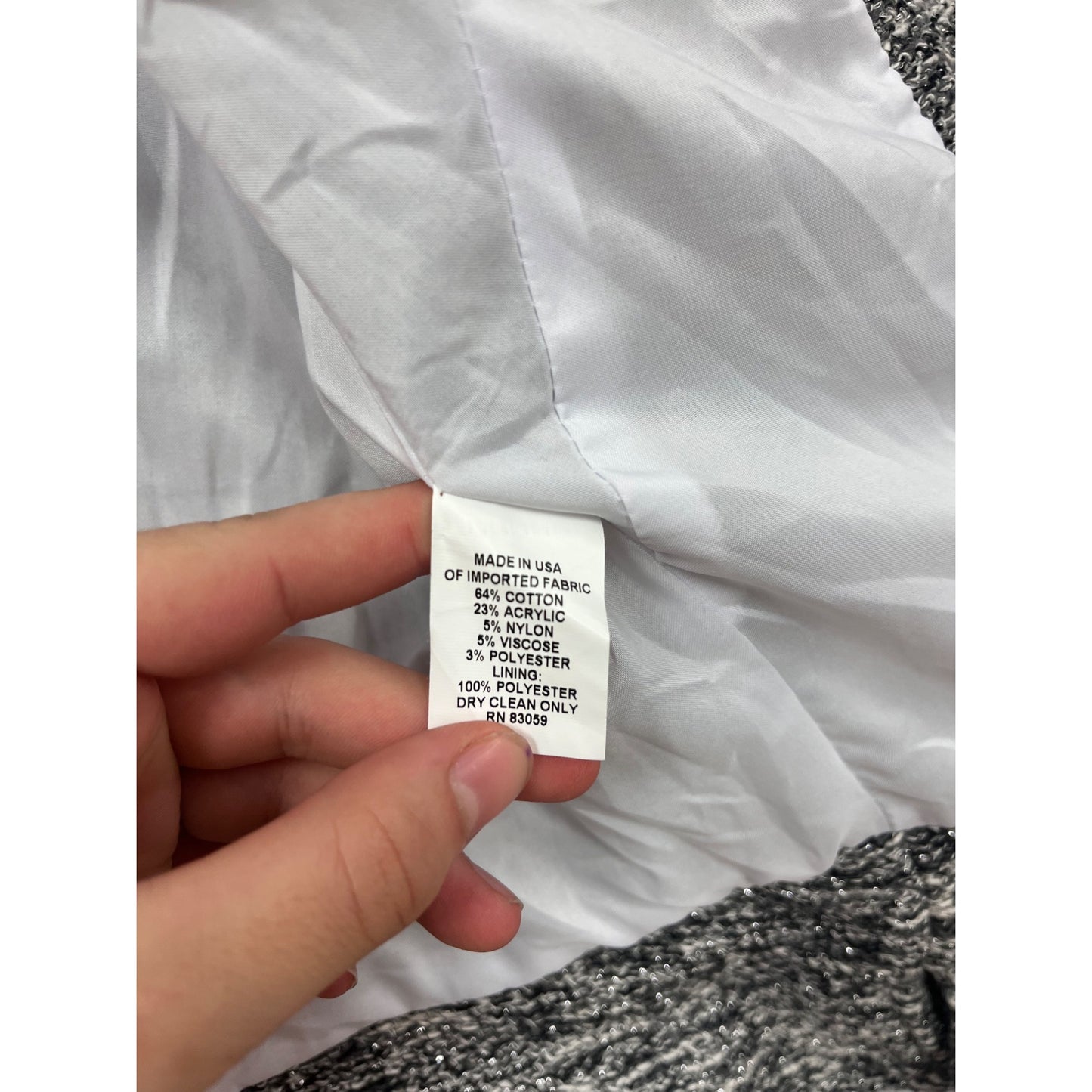 Medium Drew Textured Open-Front Blazer Jacket #8675