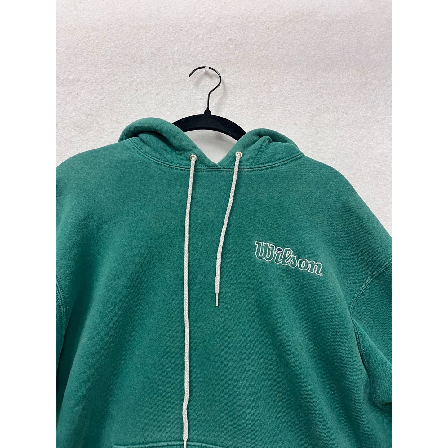 Wilson Green Hoodie Sweatshirt L #158A