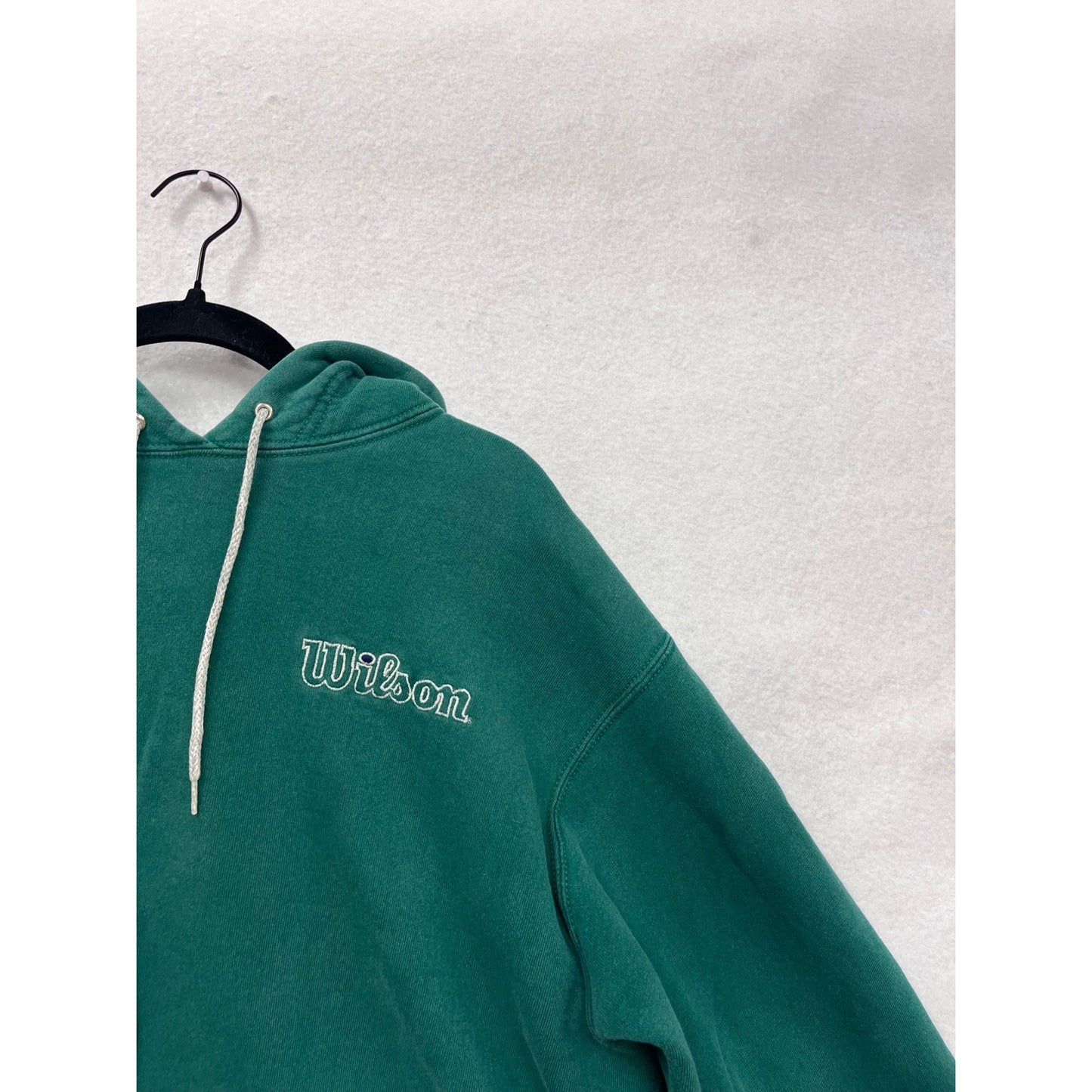 Wilson Green Hoodie Sweatshirt L #158A