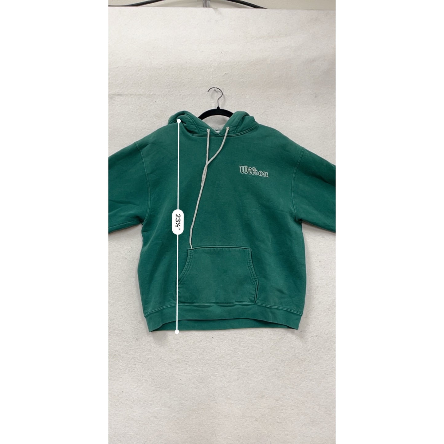 Wilson Green Hoodie Sweatshirt L #158A