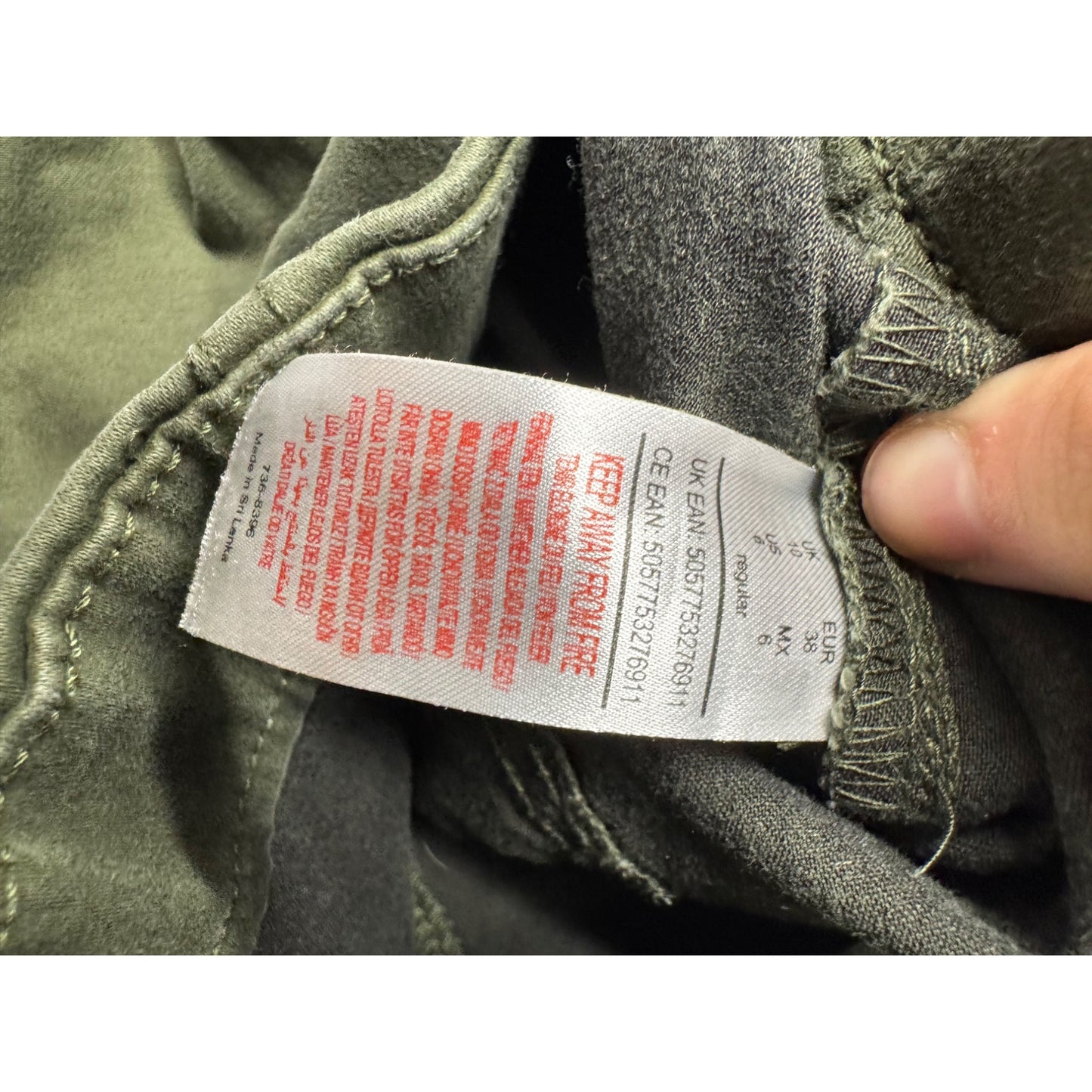 Casual Collection By F&F Olive Green Pants Size 6 #324B