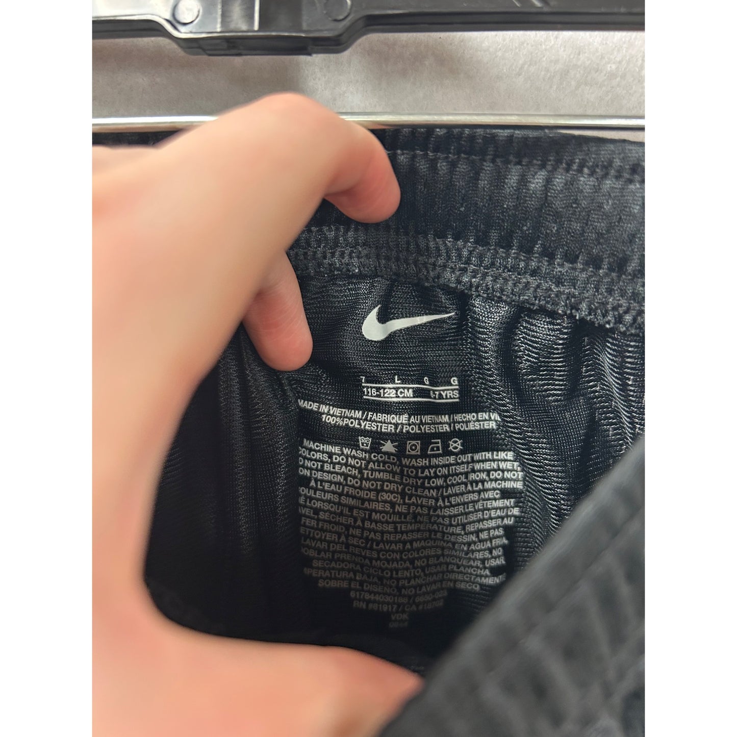 Nike Toddler Athletic Mesh Shorts Black 100% Polyester #6998