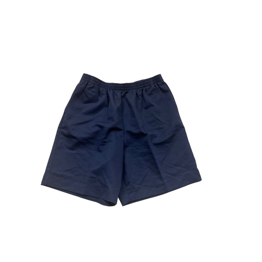 Leon Levin Navy Blue Elastic Waist Shorts Size M #911A