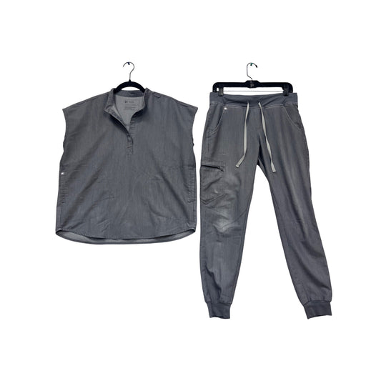 Figs Technical Collection Grey Scrubs Set S #664A