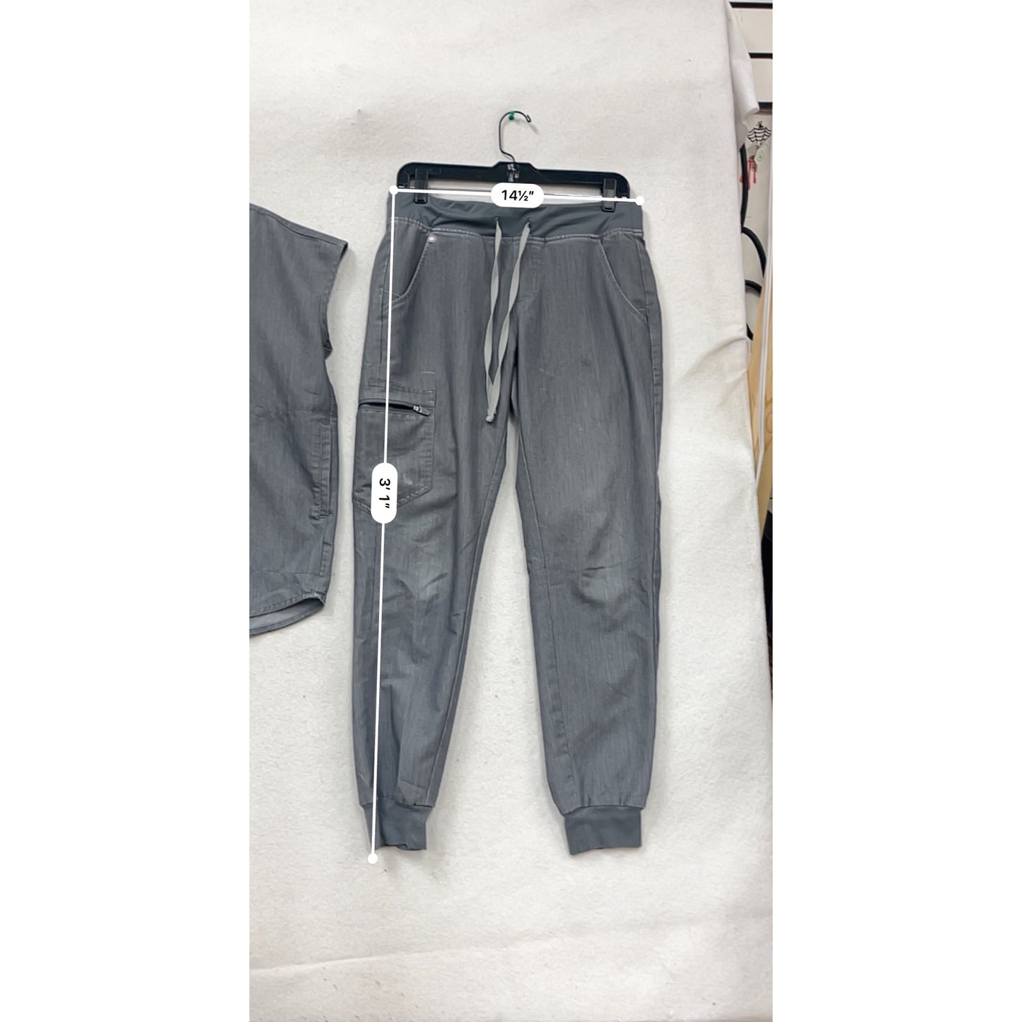 Figs Technical Collection Grey Scrubs Set S #664A