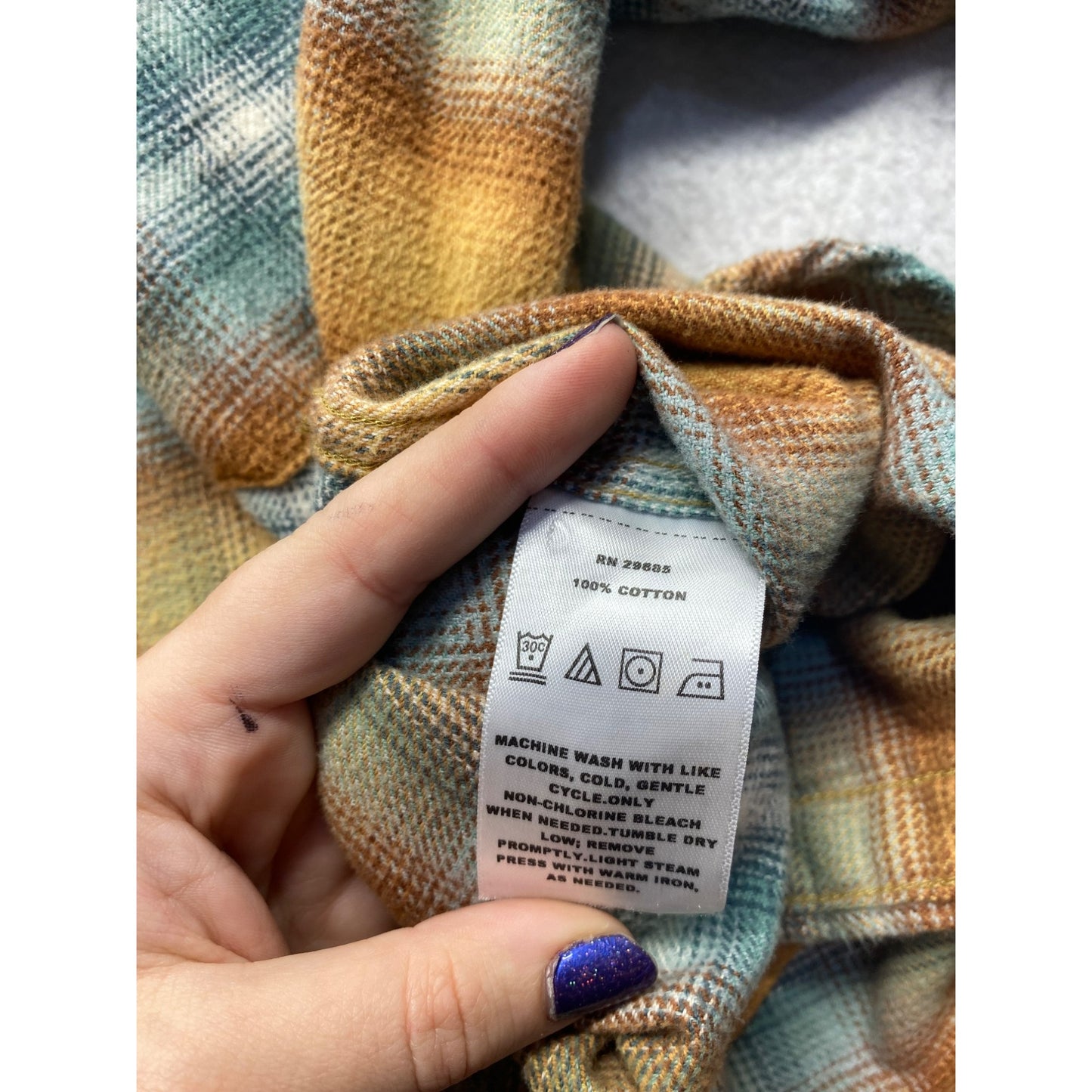 Pendleton Womens Plaid Flannel Shirt #5883
