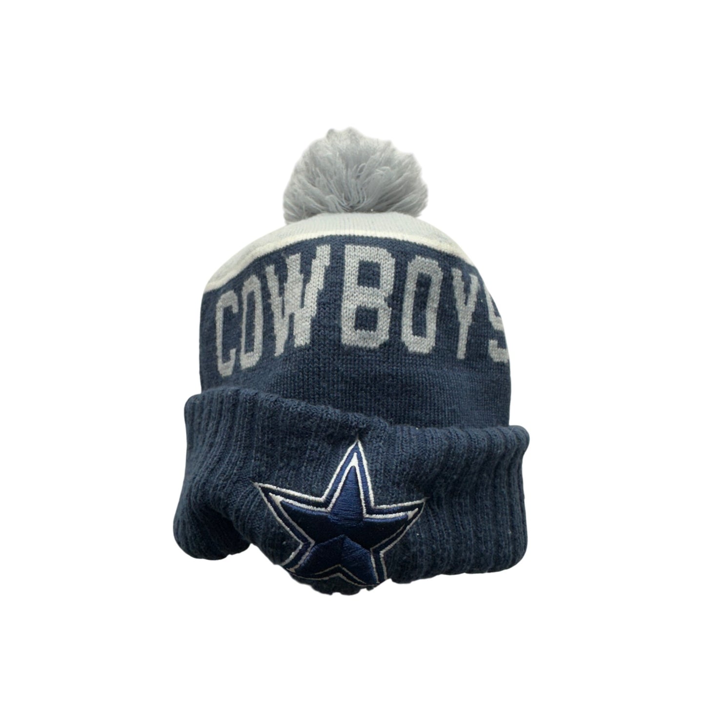 Dallas Cowboys New Era Knit Beanie Hat With Pom NFL #9231