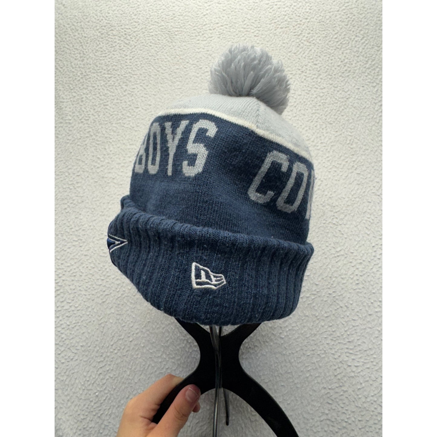 Dallas Cowboys New Era Knit Beanie Hat With Pom NFL #9231