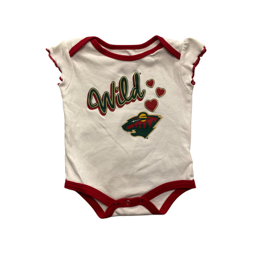 Minnesota Wild Baby Romper 3-6M NHL Licensed #7399