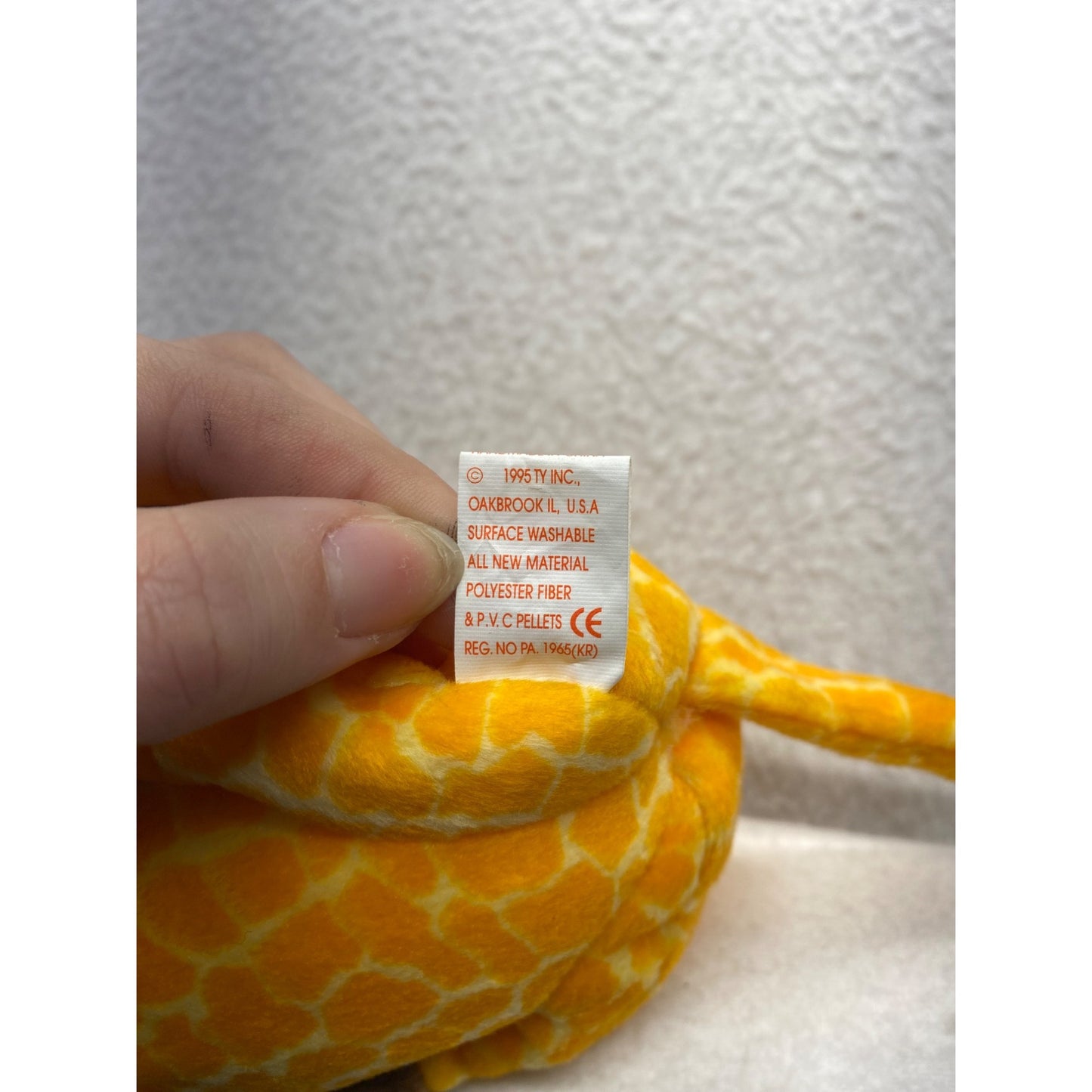 Ty Beanie Baby Twigs Giraffe 1998 Original & McDonalds Mini Plush #7389