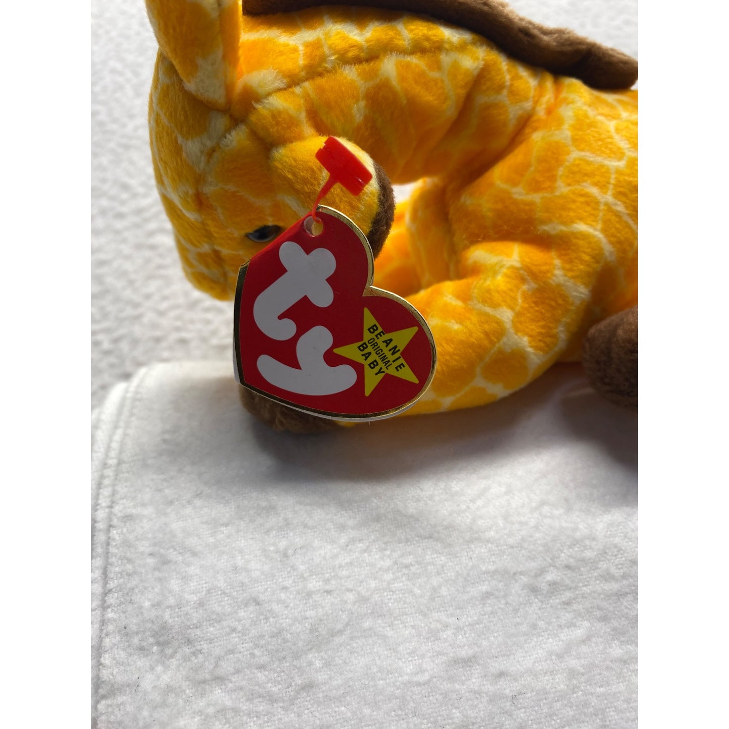 Ty Beanie Baby Twigs Giraffe 1998 Original & McDonalds Mini Plush #7389