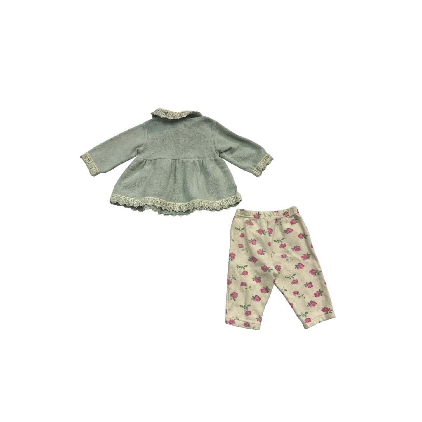 Baby Girls Two Piece Floral Set #2462