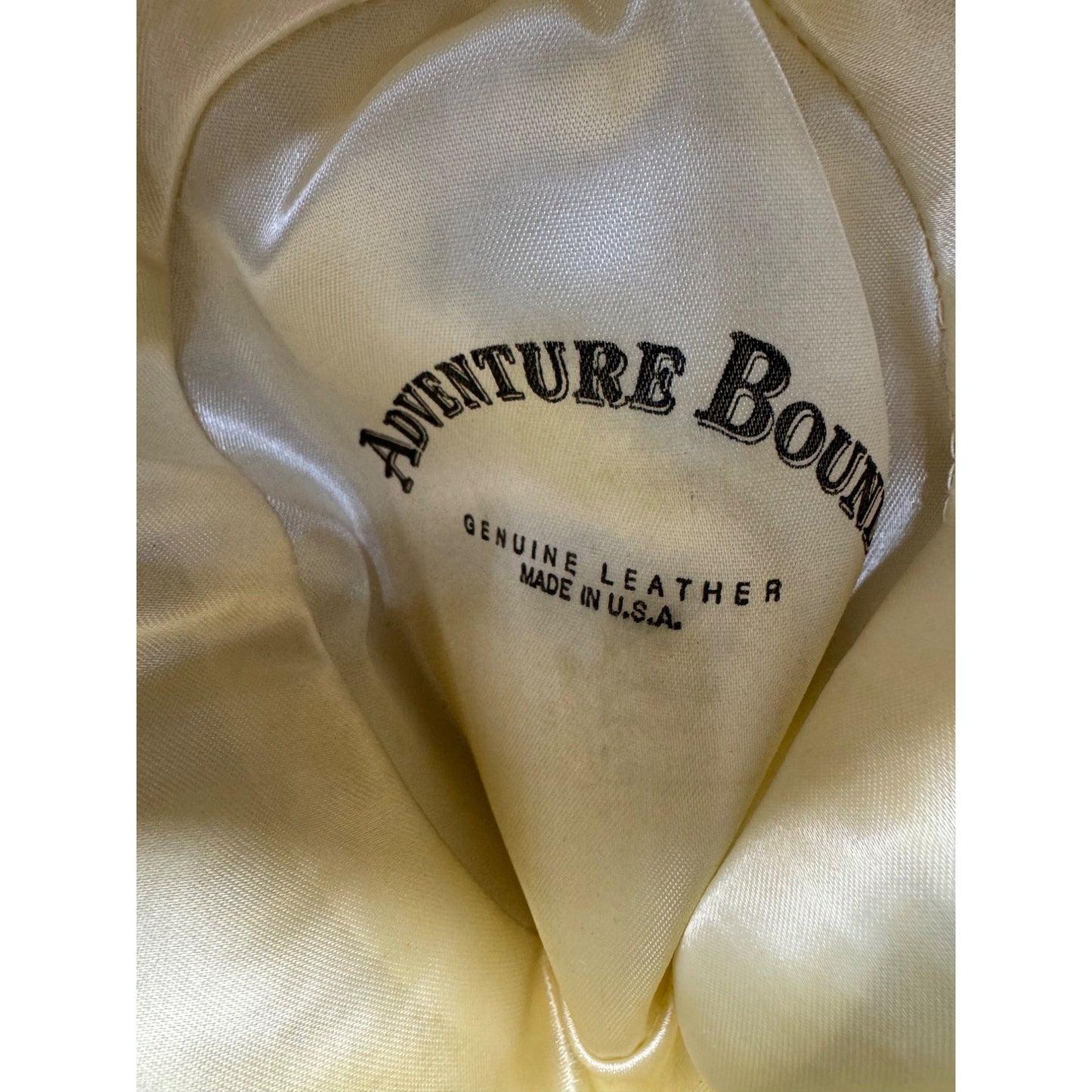 Brown Wide Brim Leather Outdoor Hat W Ventilation Eyelets & Accent Band #9849