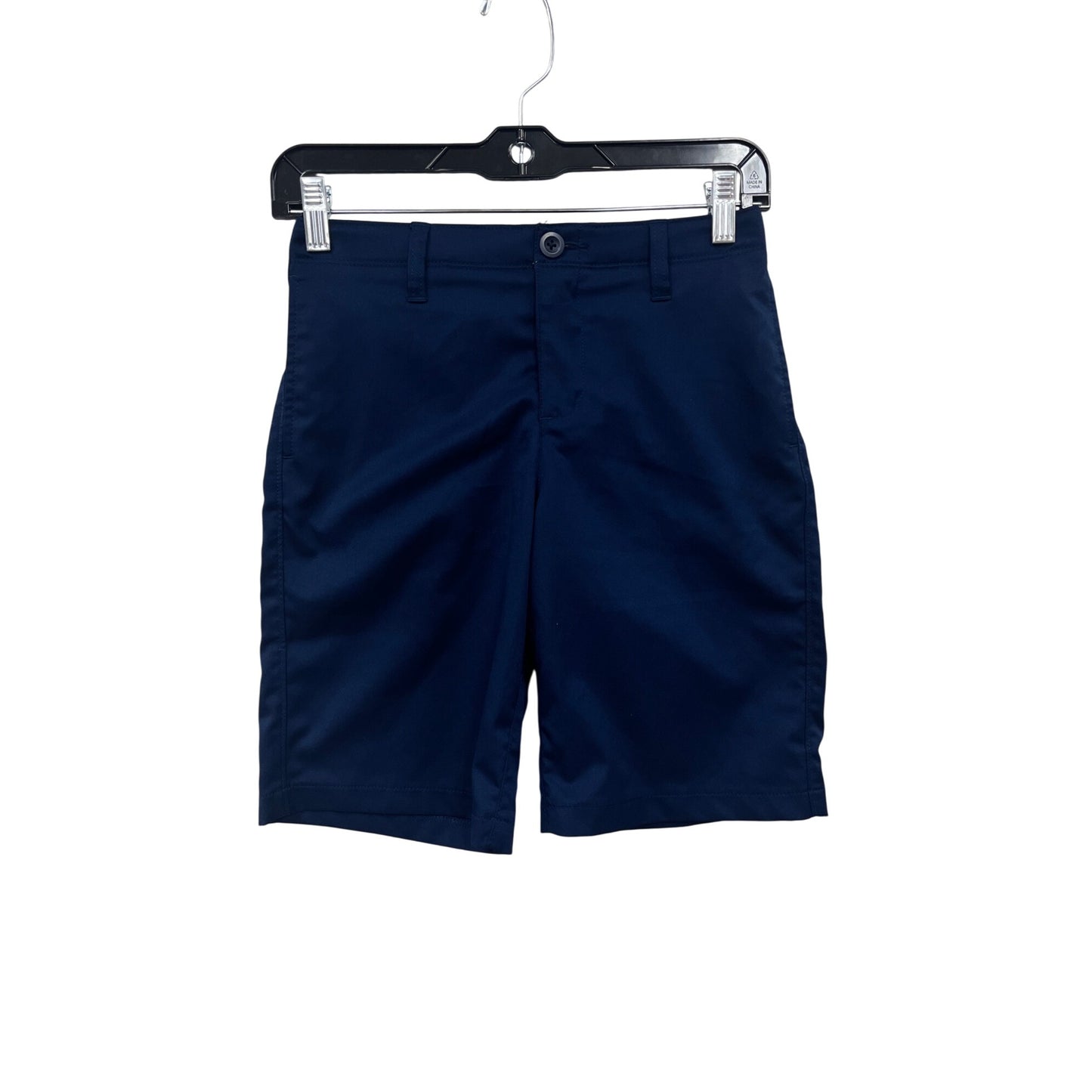 Under Armour Loose Fit HeatGear Navy Blue Athletic Shorts Size 12 #8607