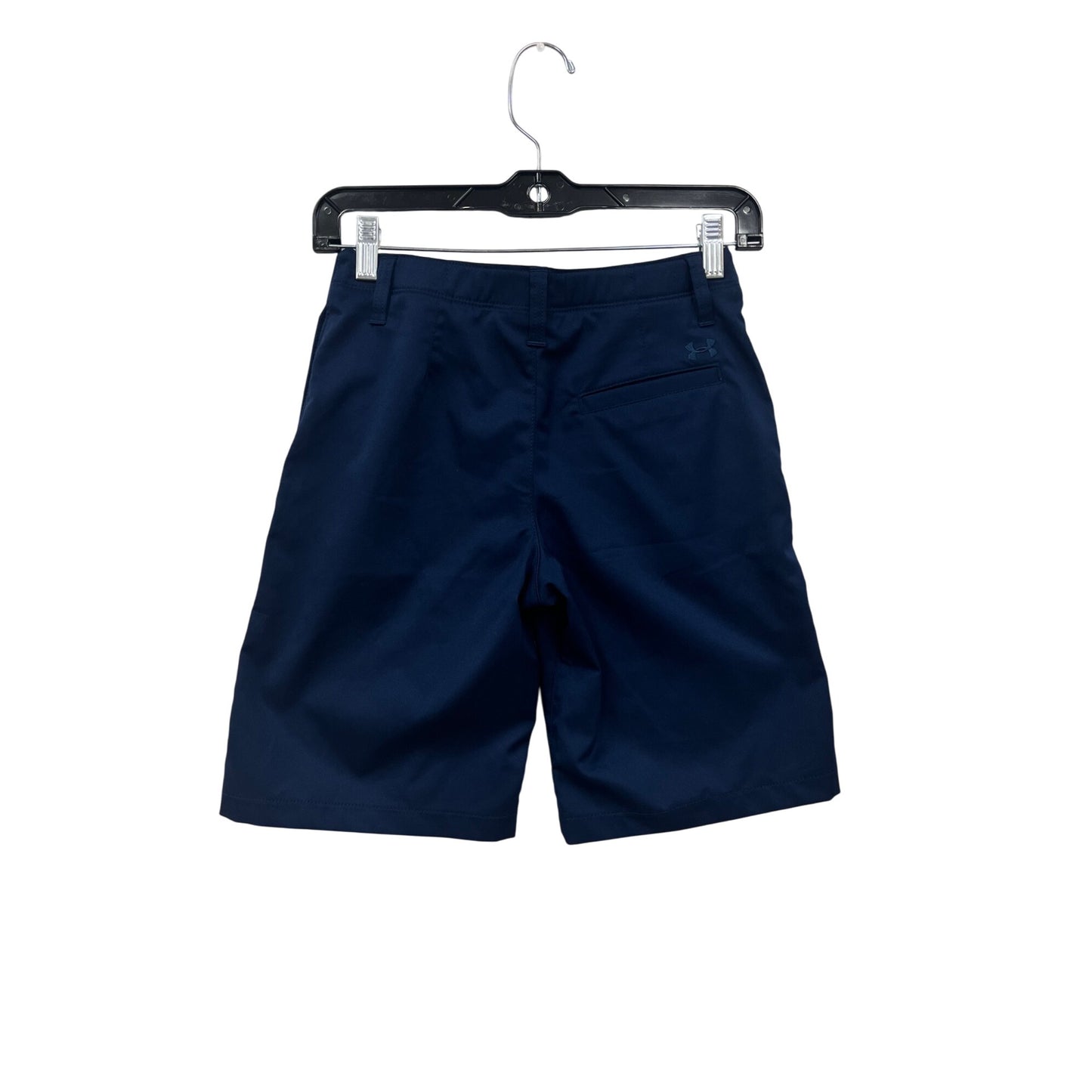 Under Armour Loose Fit HeatGear Navy Blue Athletic Shorts Size 12 #8607