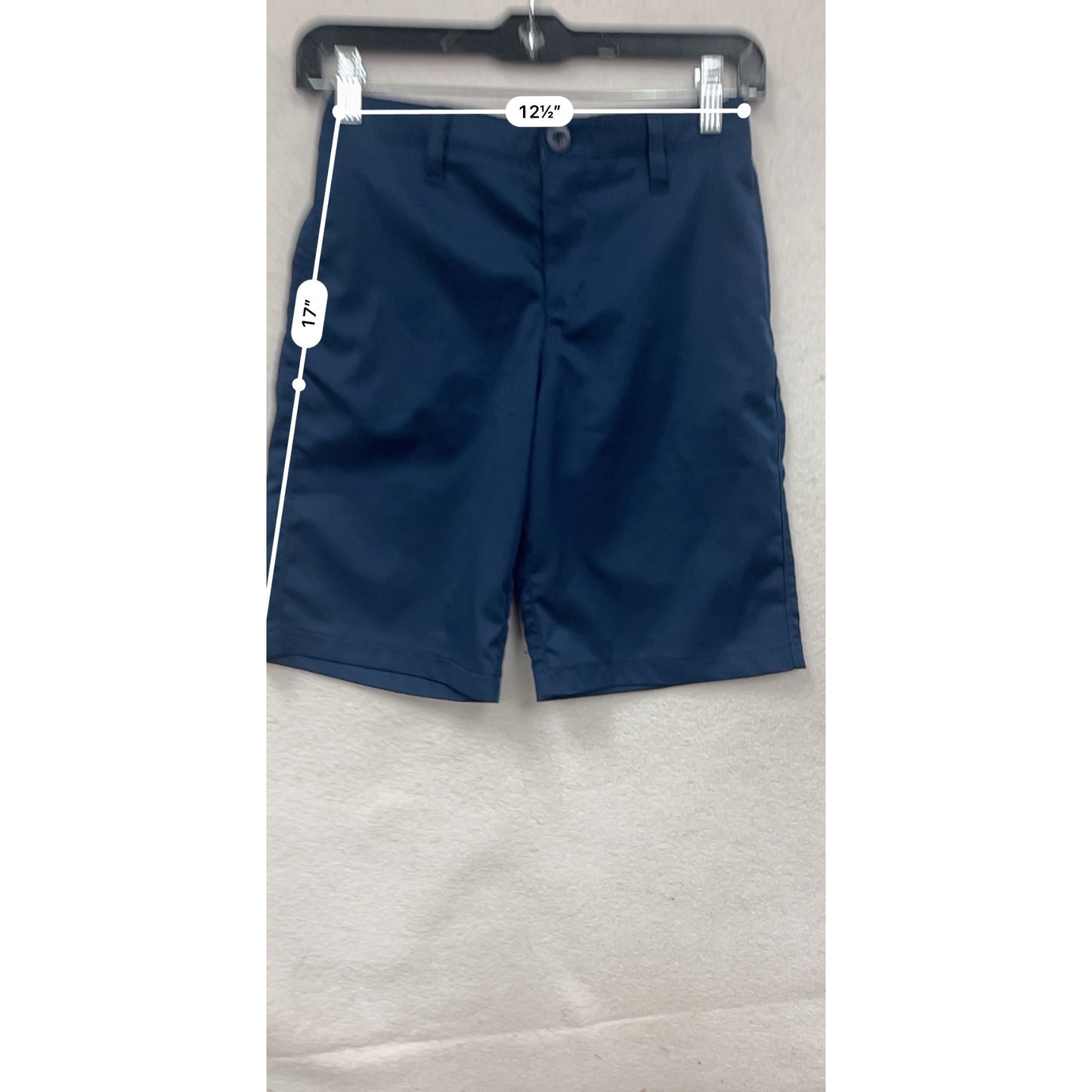 Under Armour Loose Fit HeatGear Navy Blue Athletic Shorts Size 12 #8607