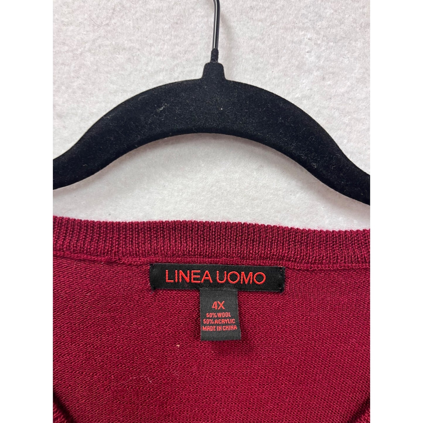 4X Linea Uomo V-Neck Sweater #8830