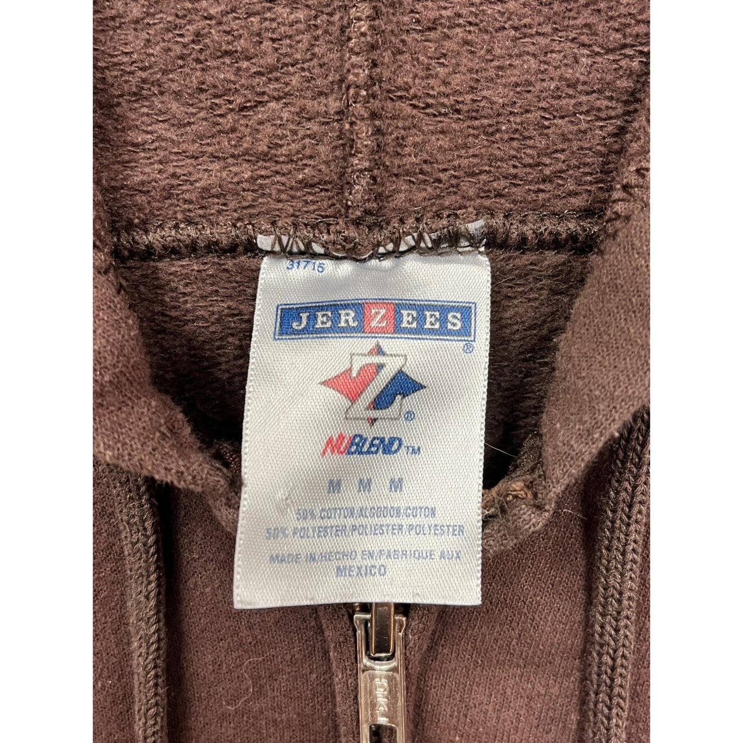 Bemidji State University Brown Zip-Up Hoodie #138A