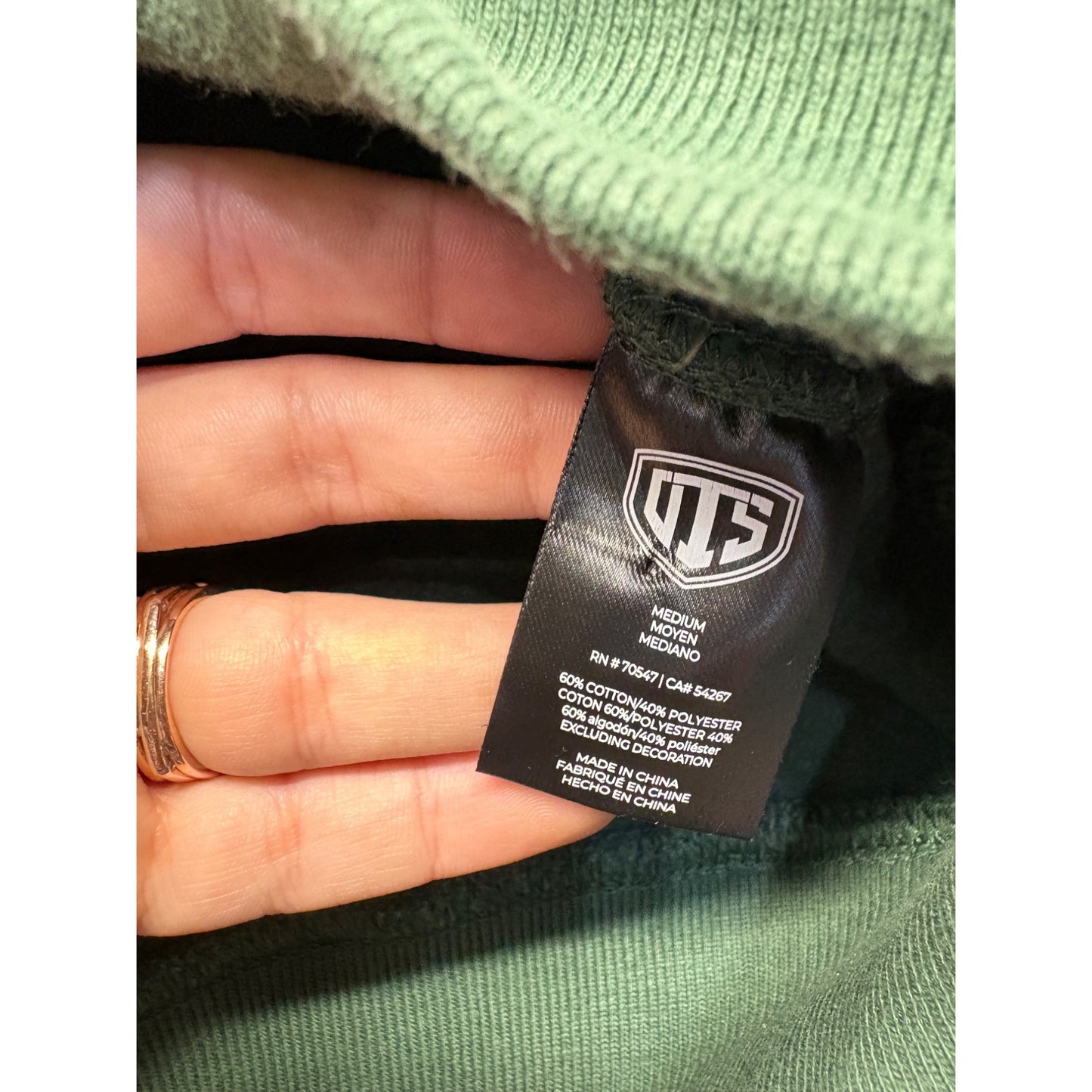 Green Bay Packers Half-Zip Pullover Sweatshirt Medium #7487