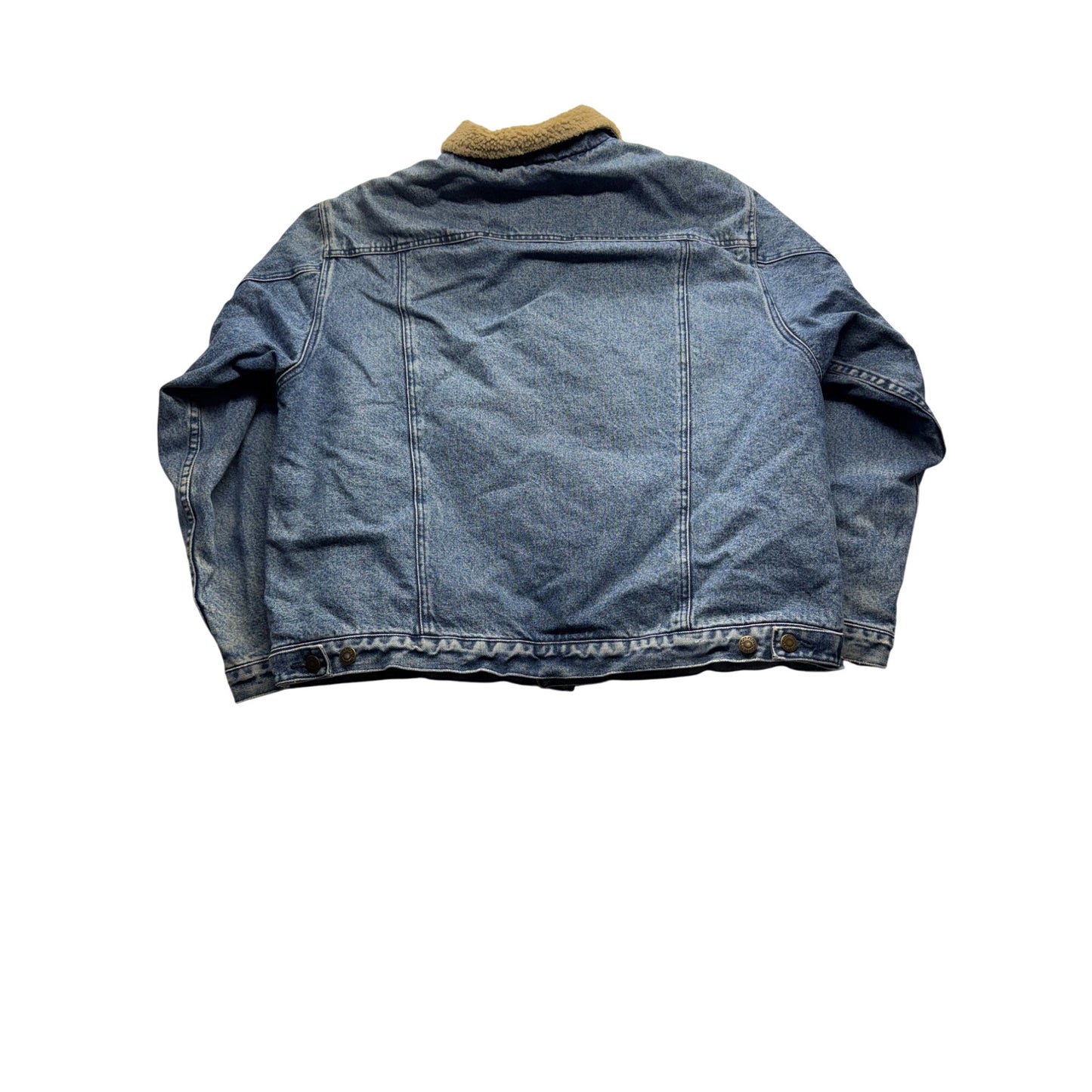 Cabelas Mens Sherpa-Lined Denim Jacket#7614