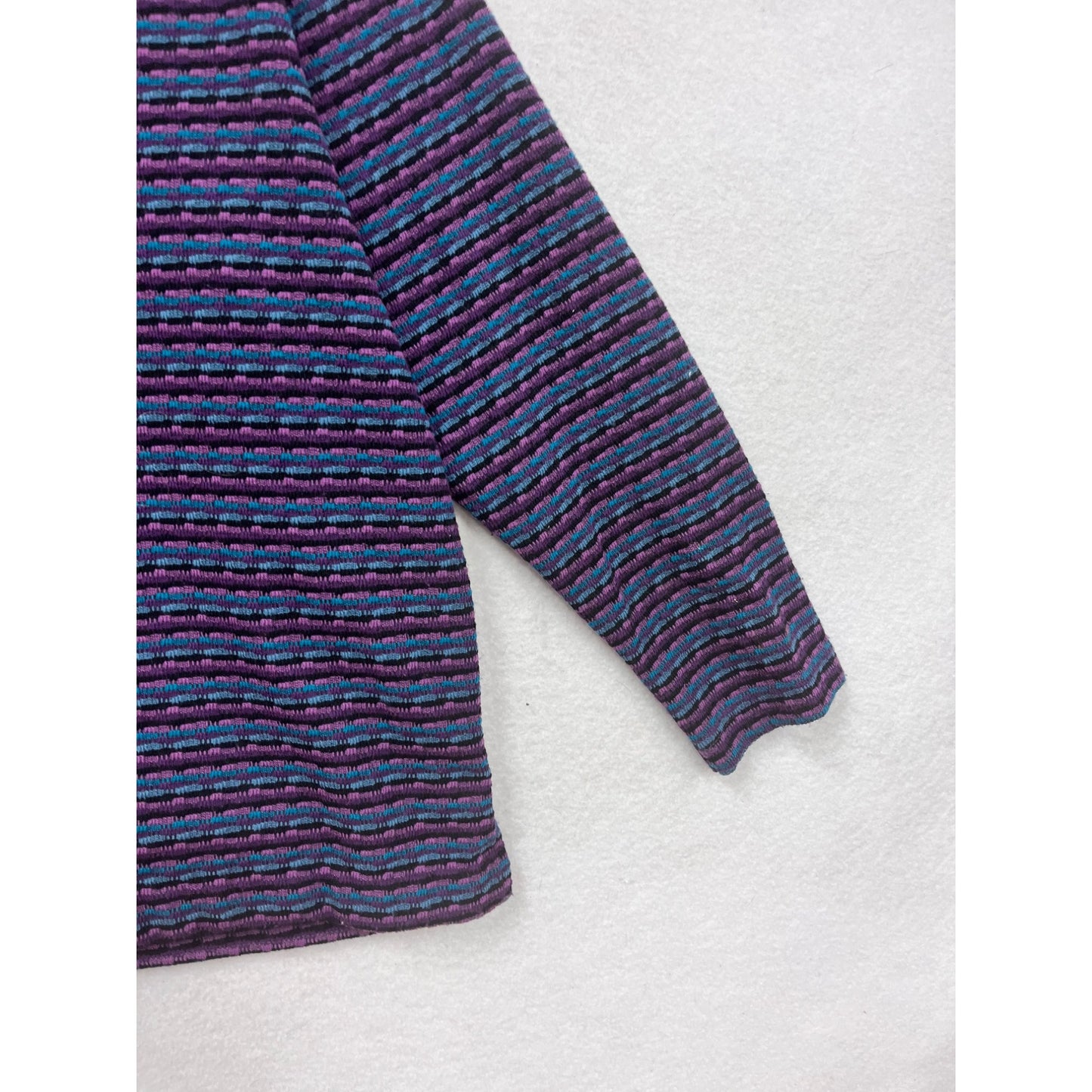 BonWorth Striped Cardigan Sweater S Petite #8677