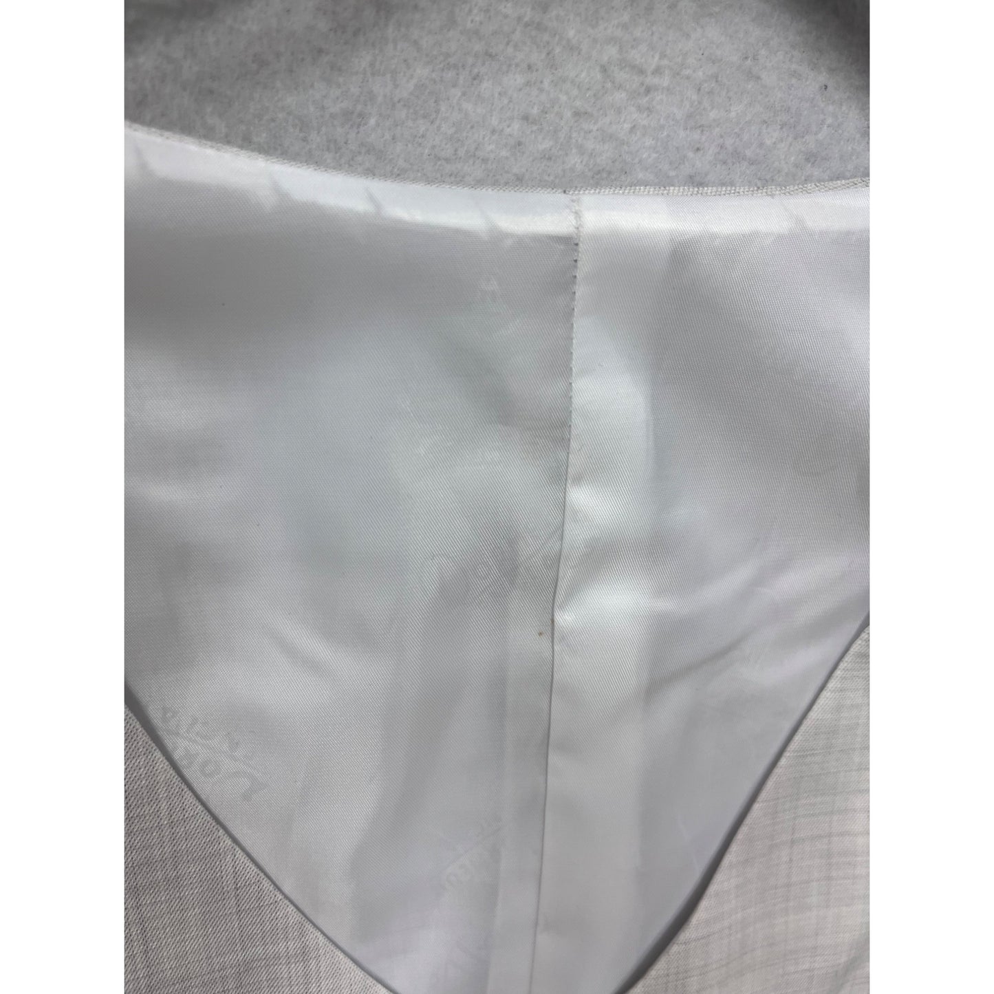 Dormeuil Light Gray Suit Vest L-XL Button Front #8735