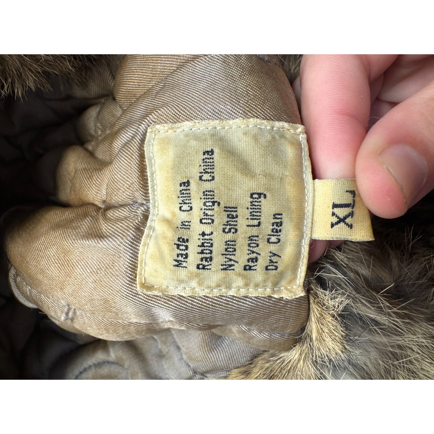 American Classics Faux Fur Trim Aviator Hat Winter Olive Green #40B