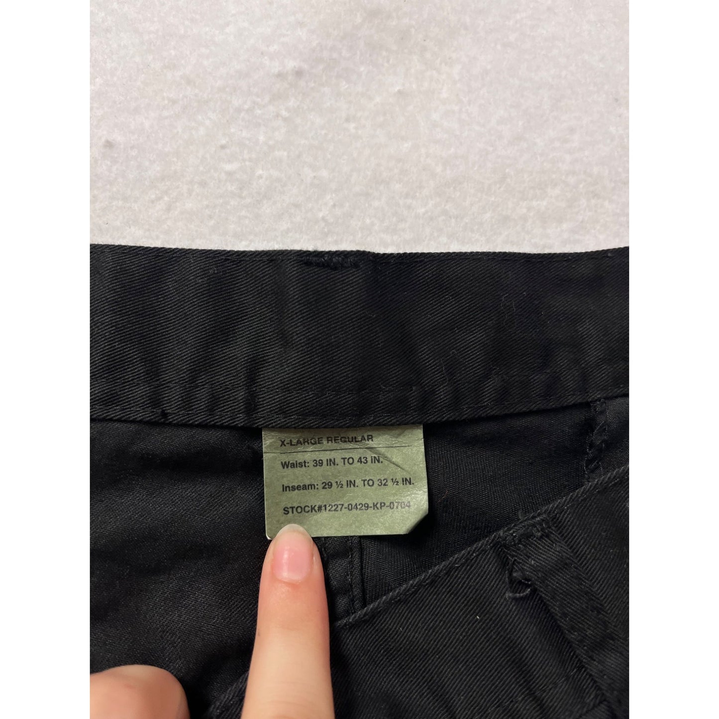 Rothco Black Battle Dress Uniform Pants 39x43 X-Large  #8765