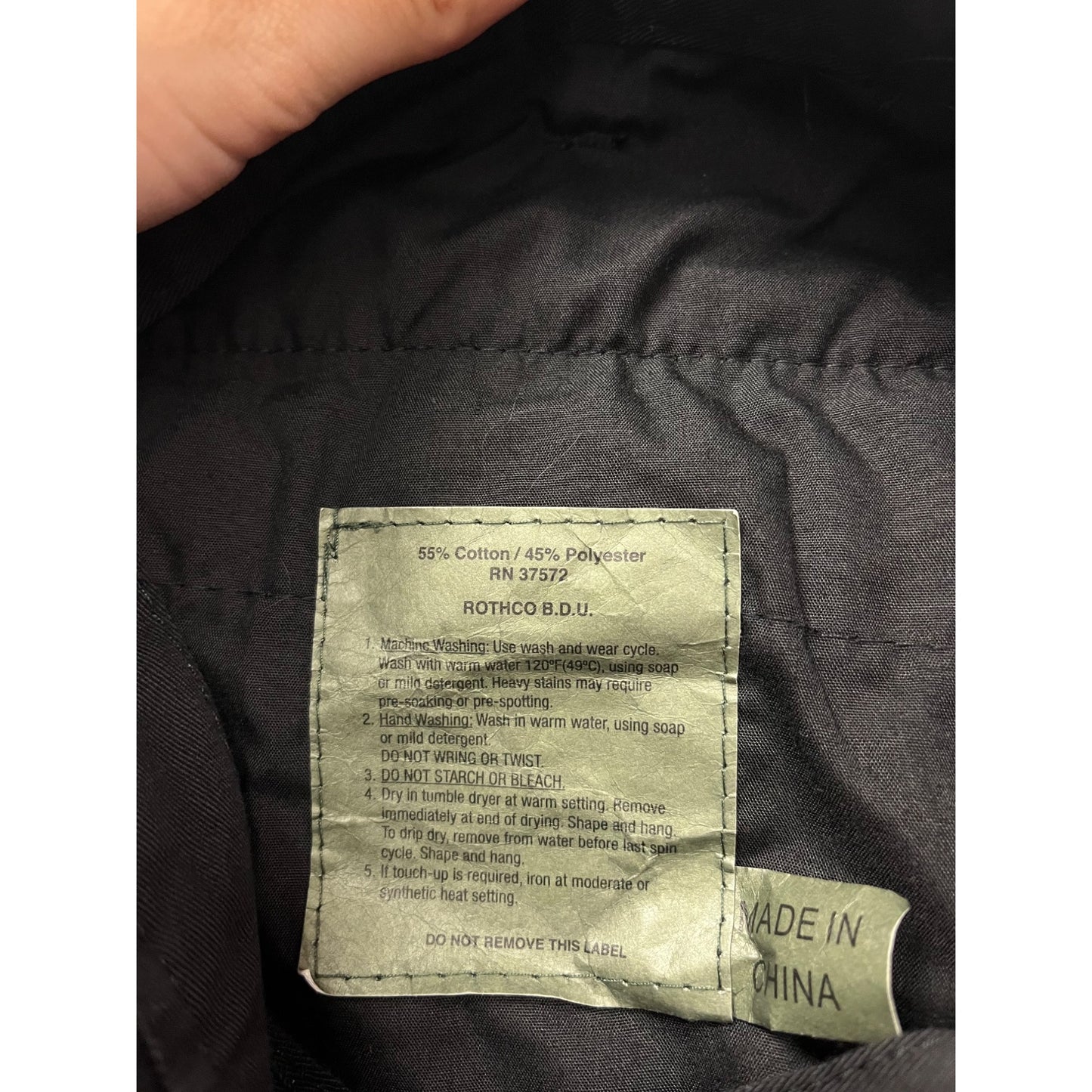 Rothco Black Battle Dress Uniform Pants 39x43 X-Large  #8765