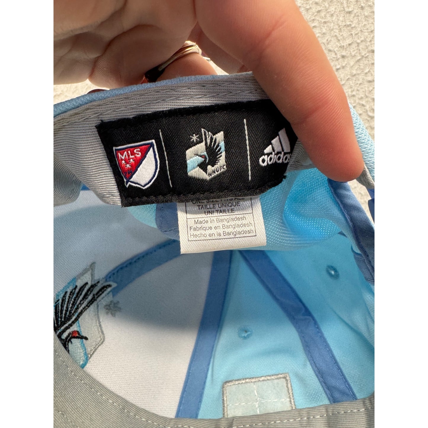 Adidas MN United FC MLS Snapback Hat W/ Embroidered Logo #31B