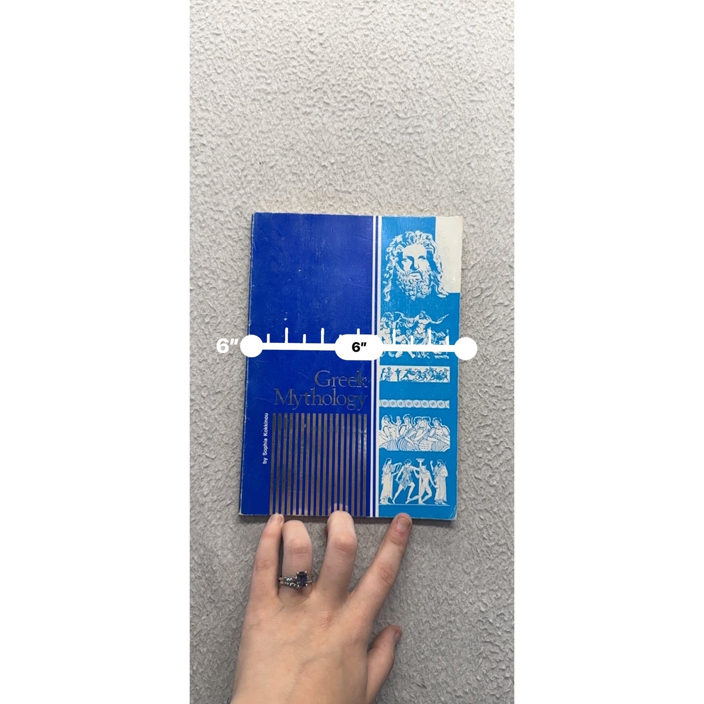 Greek Mythology Book By Sophia Kokkinou 1980 First Edition Softcover 428B