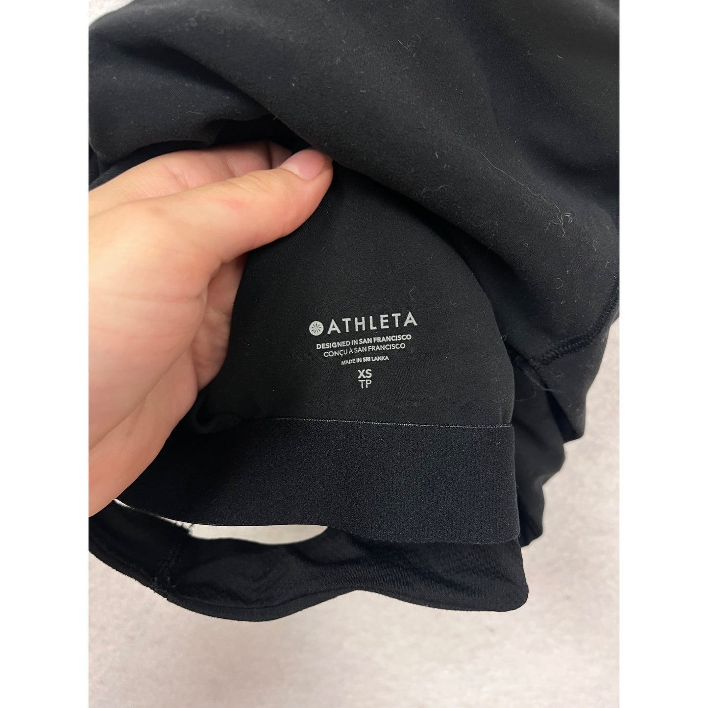 Athleta Black XS Racerback Sports Bra For Women #741A