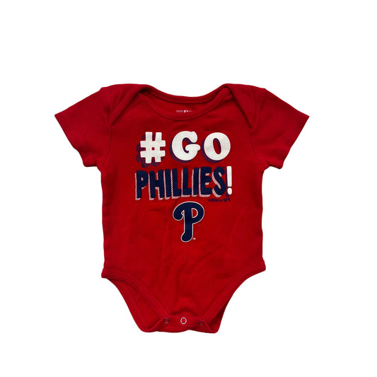 #Go Phillies Baby Bodysuit 12M #6514