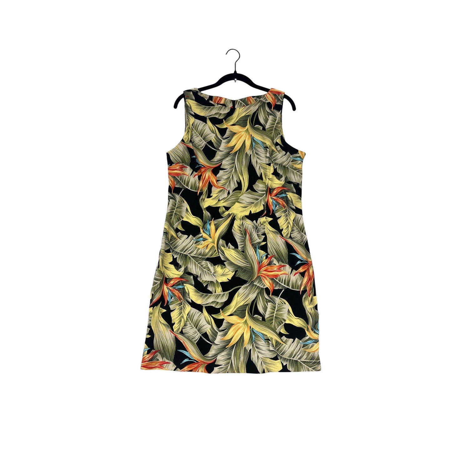 AGB Tropical Floral Sleeveless Dress Size 16 #295A