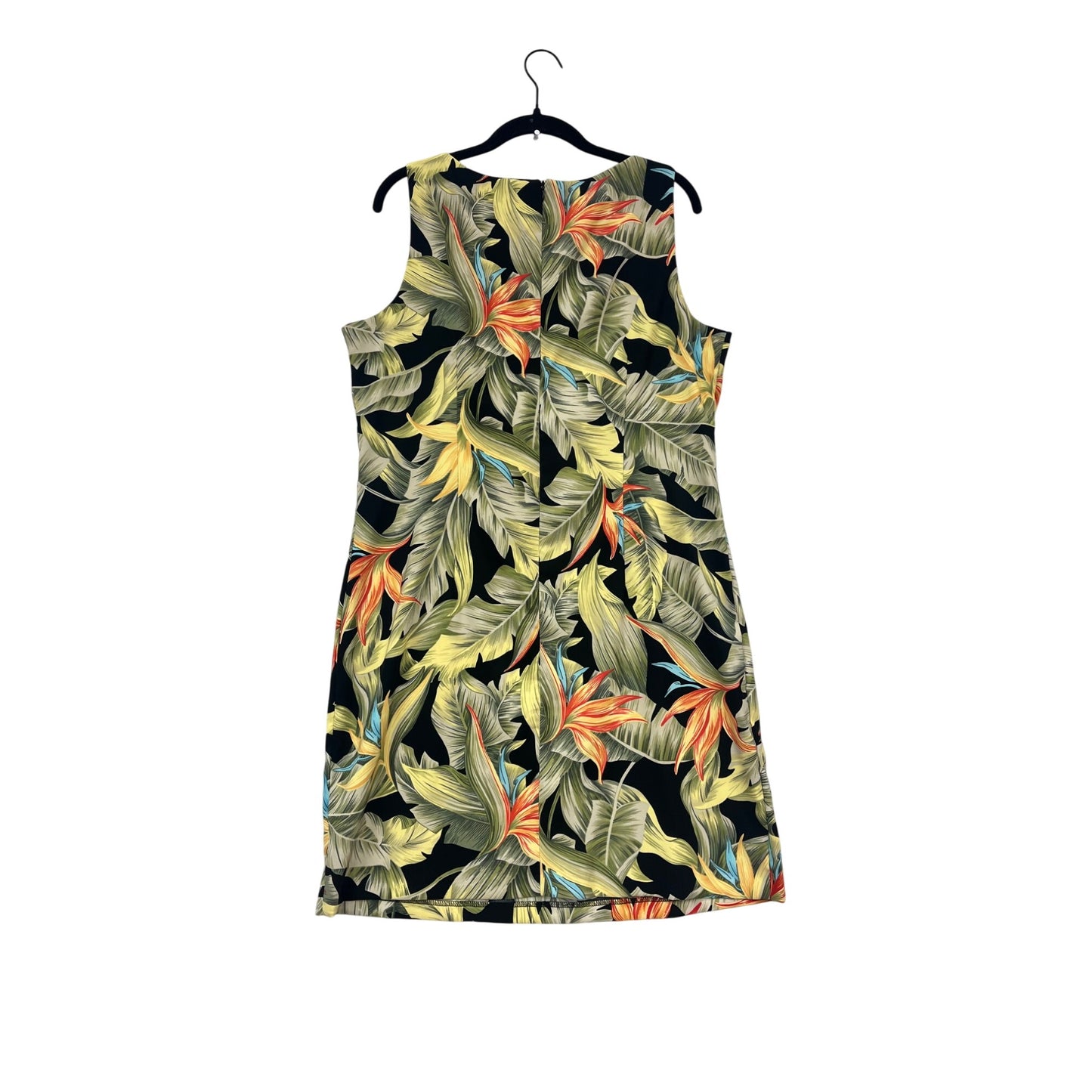 AGB Tropical Floral Sleeveless Dress Size 16 #295A