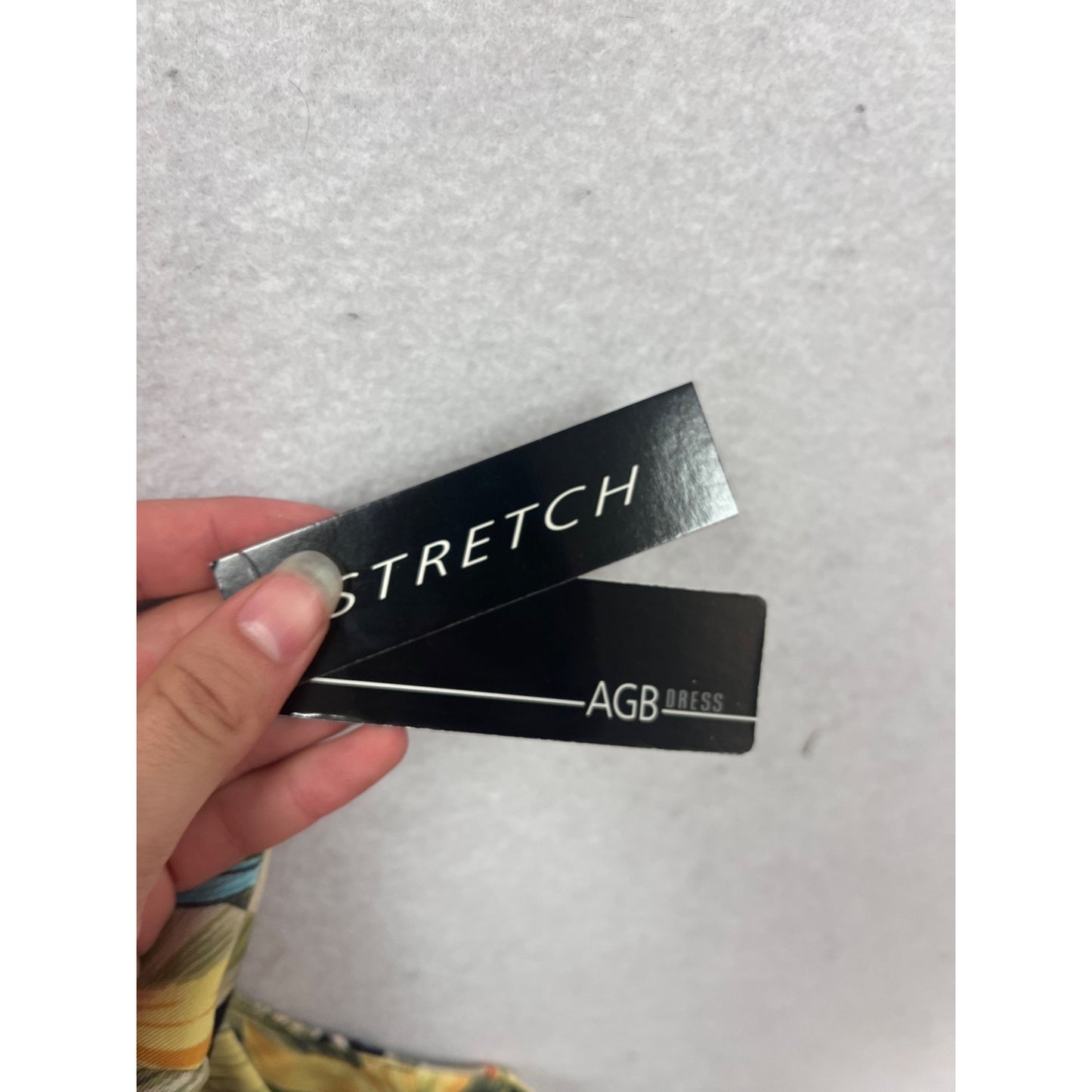 AGB Tropical Floral Sleeveless Dress Size 16 #295A