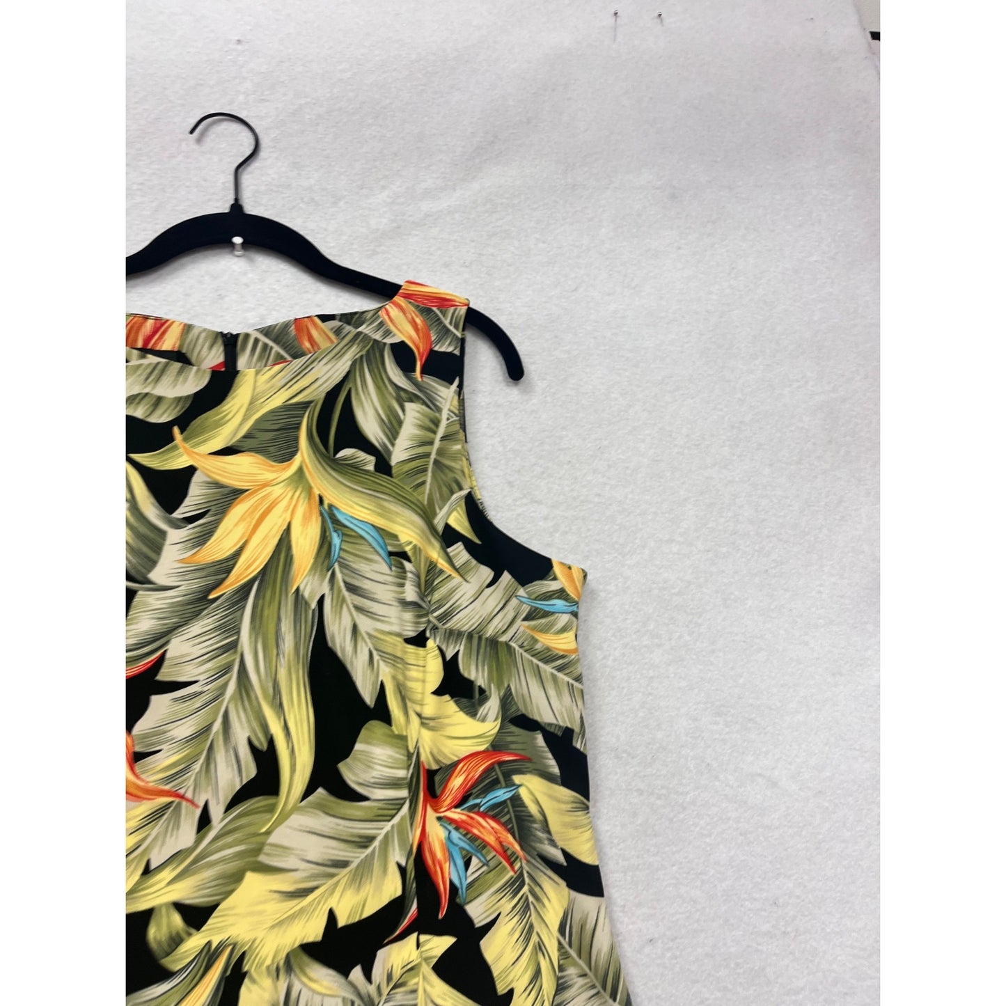 AGB Tropical Floral Sleeveless Dress Size 16 #295A