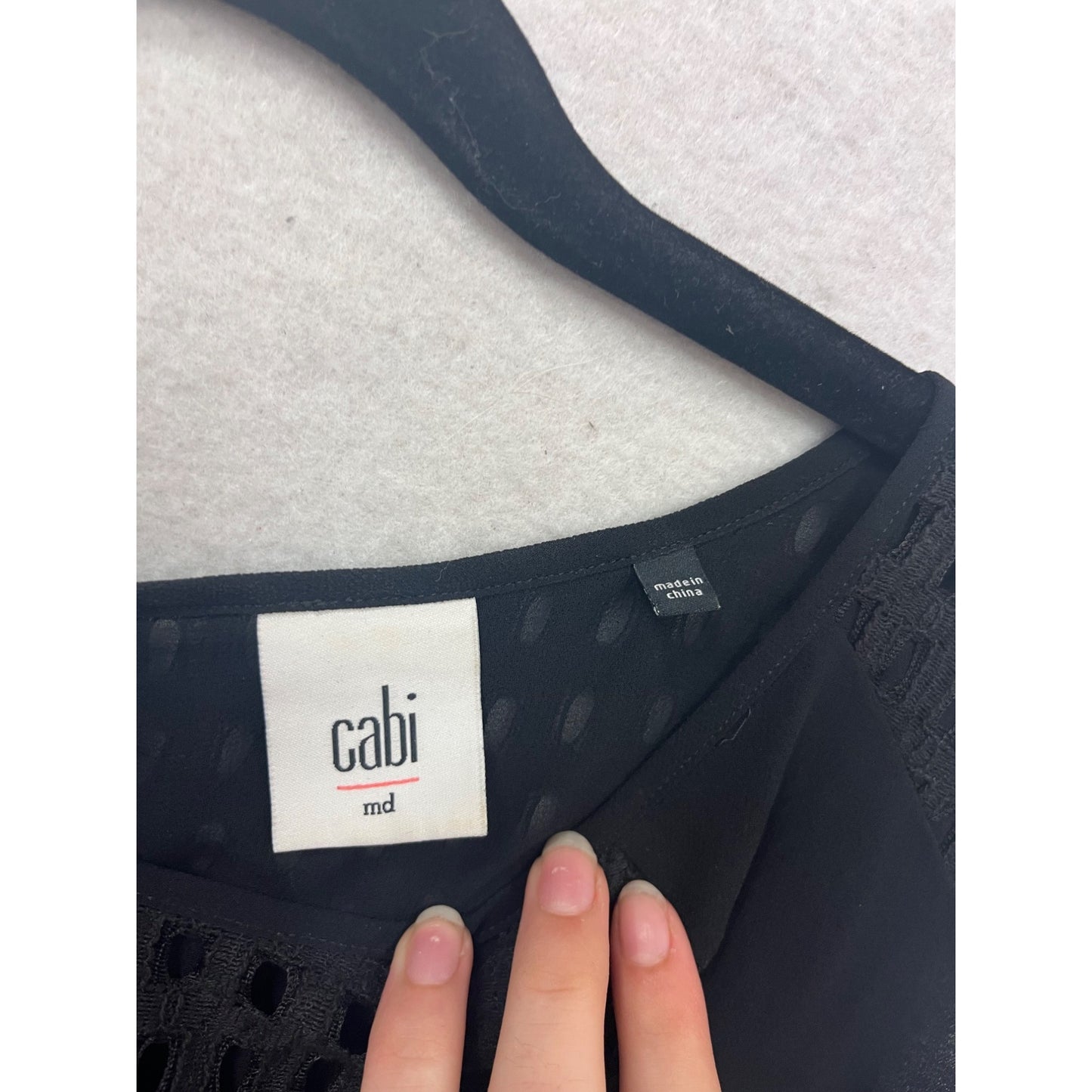 Cabi Zebra Print Sleeveless Blouse M #545A