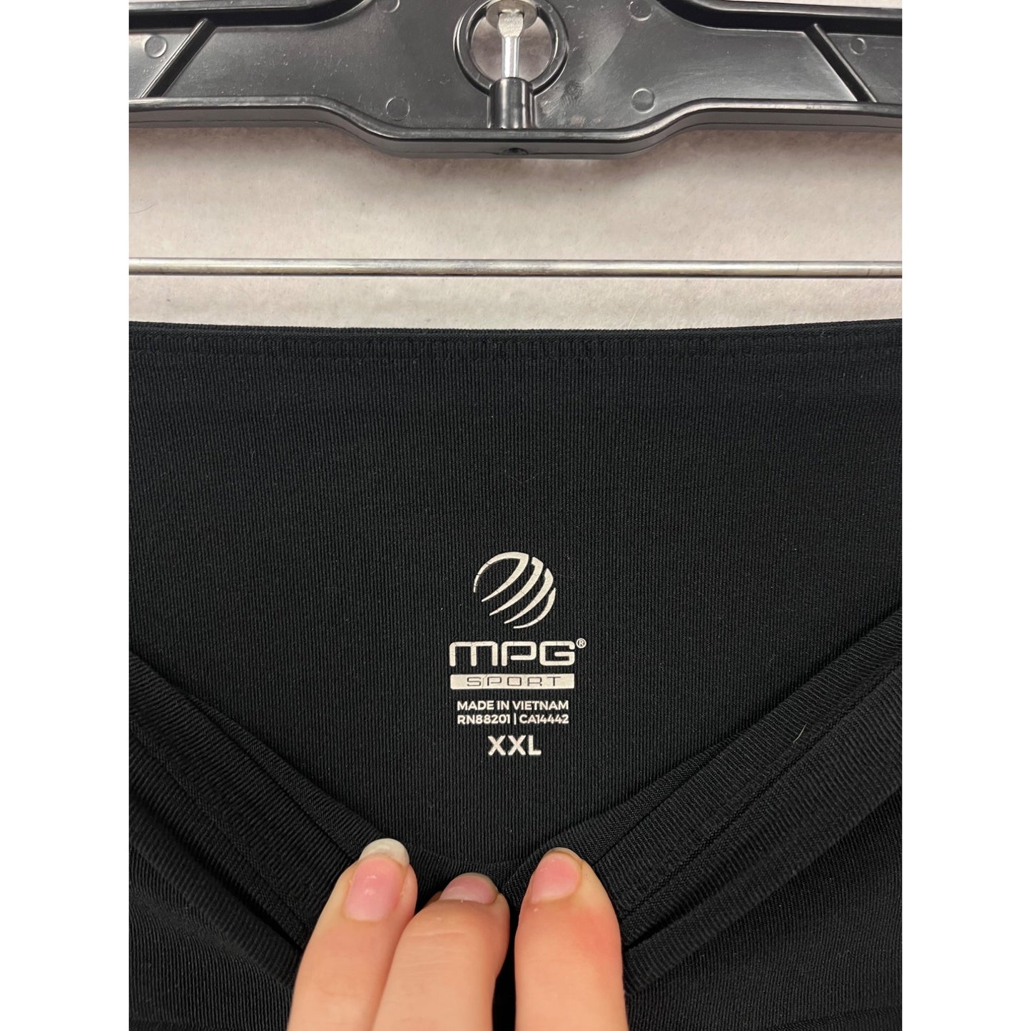 Black Wide-Leg Cropped Pants By MPG XXL #162A