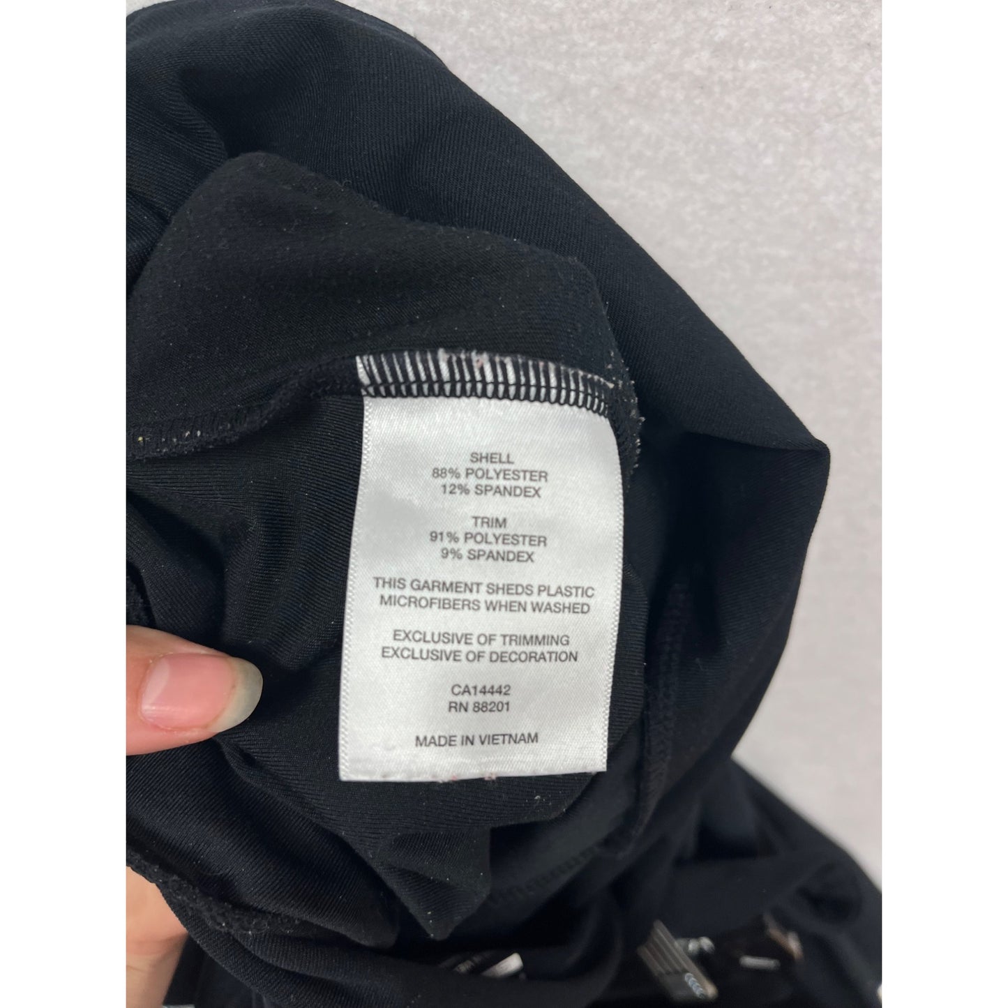 Black Wide-Leg Cropped Pants By MPG XXL #162A