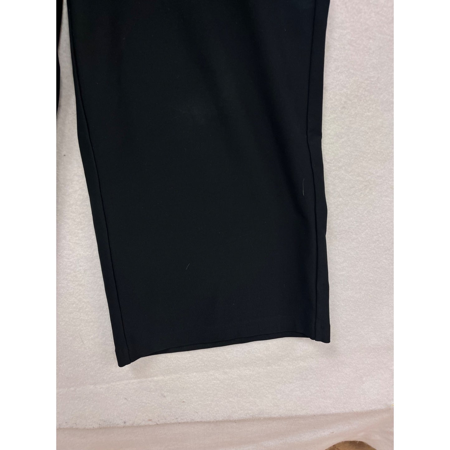 Black Wide-Leg Cropped Pants By MPG XXL #162A