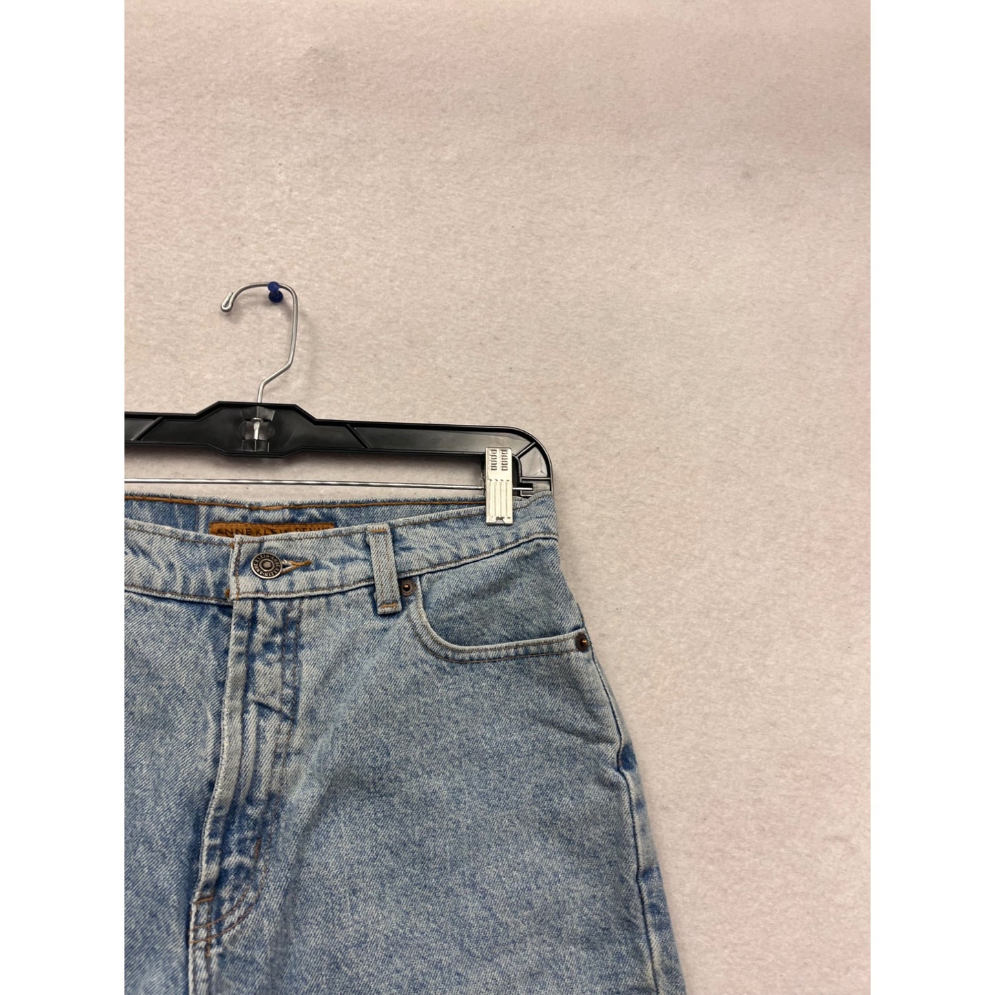 Anne Klein Denim High-Waisted Jean Shorts Size 4 Blue #450A