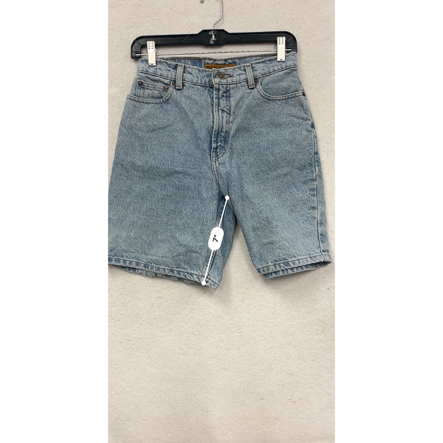 Anne Klein Denim High-Waisted Jean Shorts Size 4 Blue #450A
