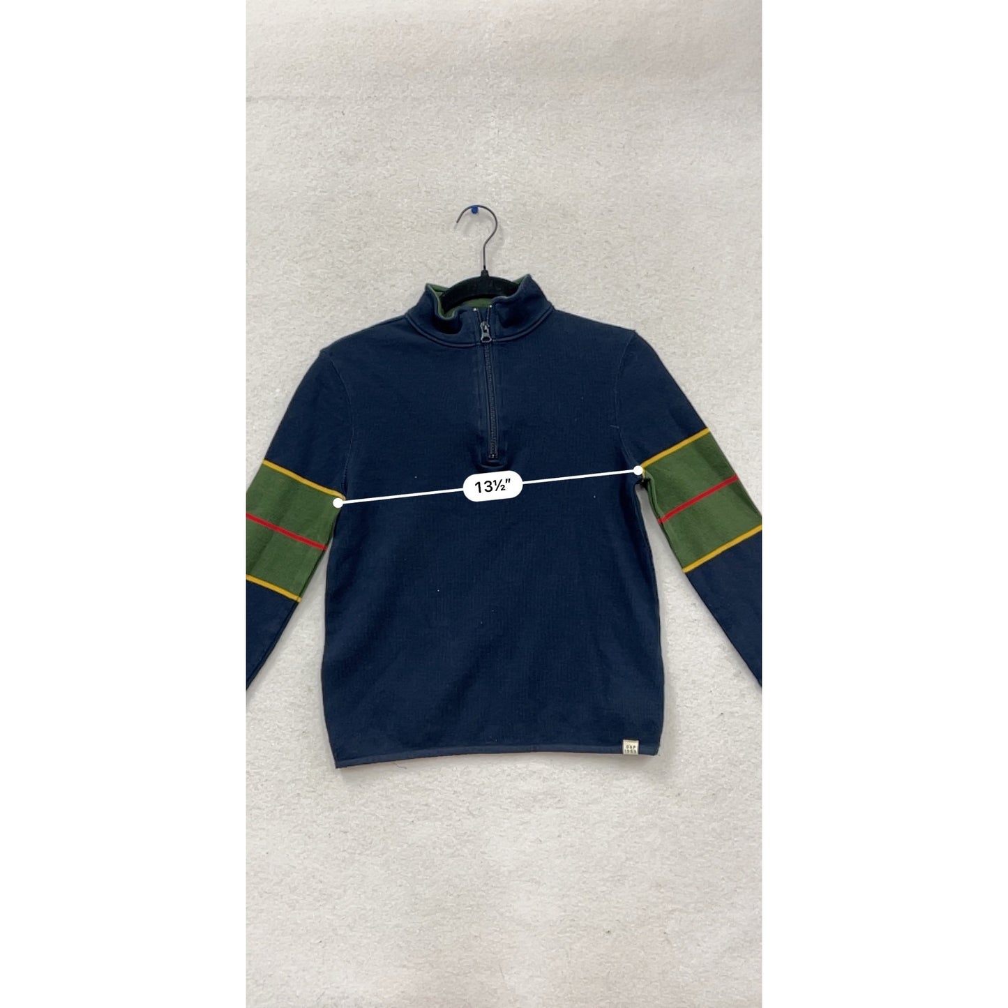 Gap Kids Half-Zip Navy Sweater 8/9Y #606A