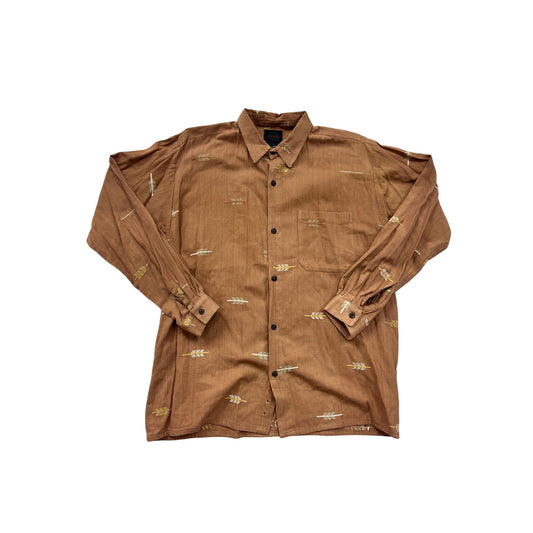 Vintage Artesania New York Mens Cotton Button-Up Shirt #8308