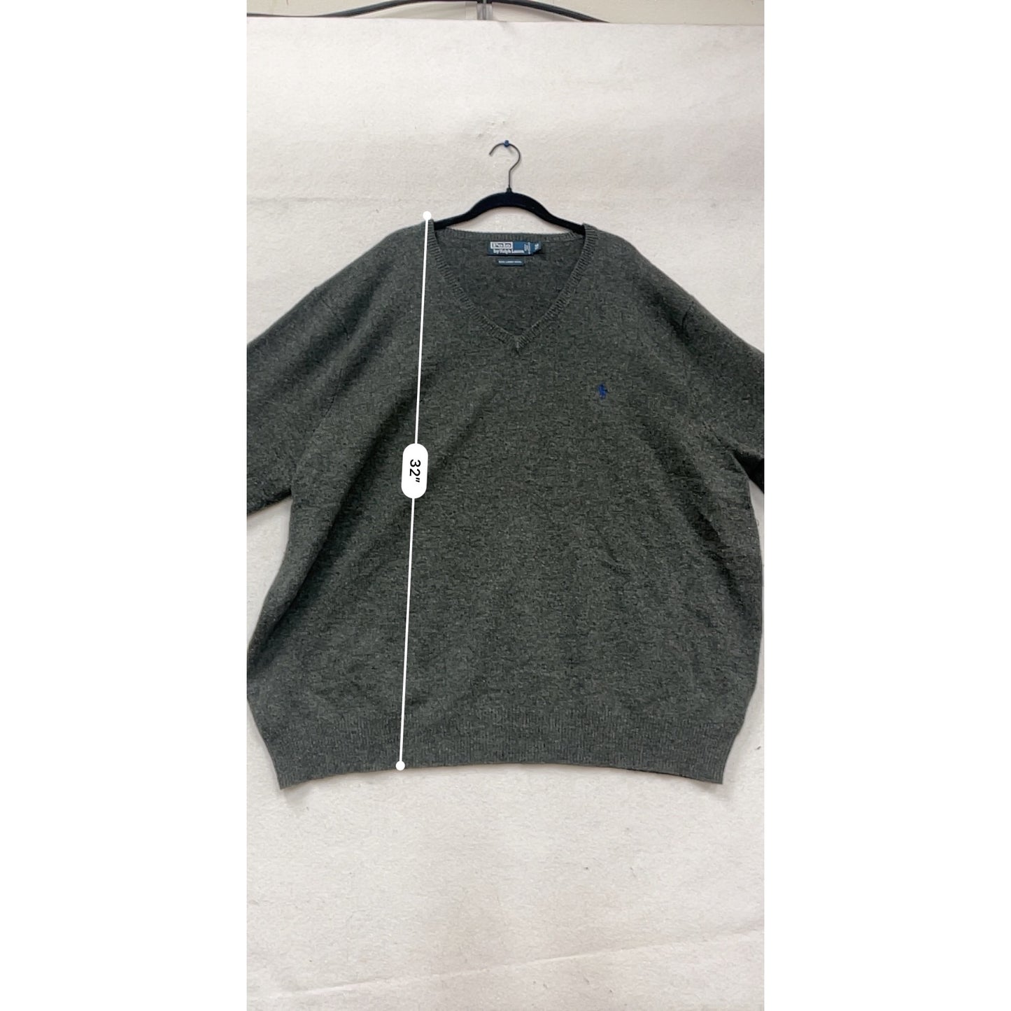 Polo Ralph Lauren 5X Lambswool V-Neck Sweater #588A