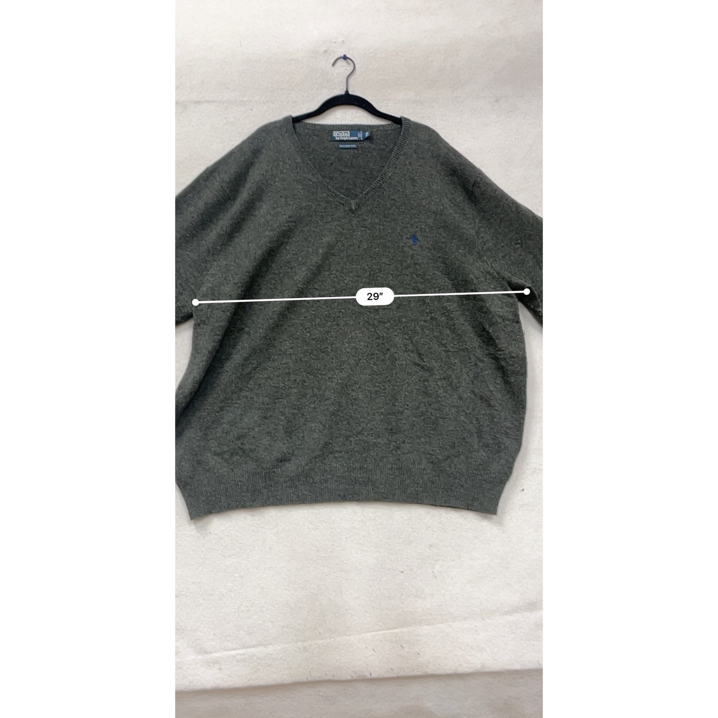 Polo Ralph Lauren 5X Lambswool V-Neck Sweater #588A