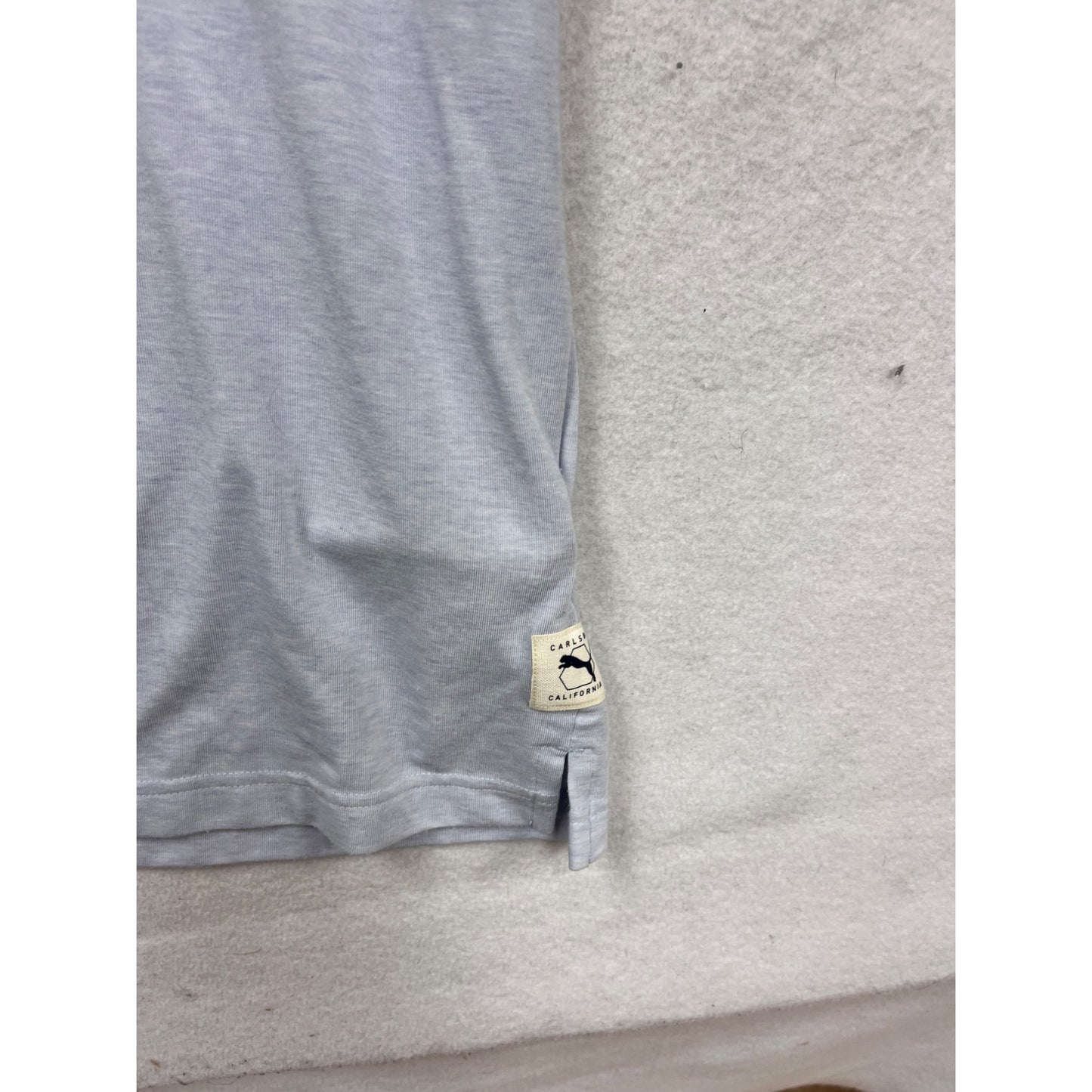 Puma XL Gray Polo Shirt With Stripes & Collar #568A