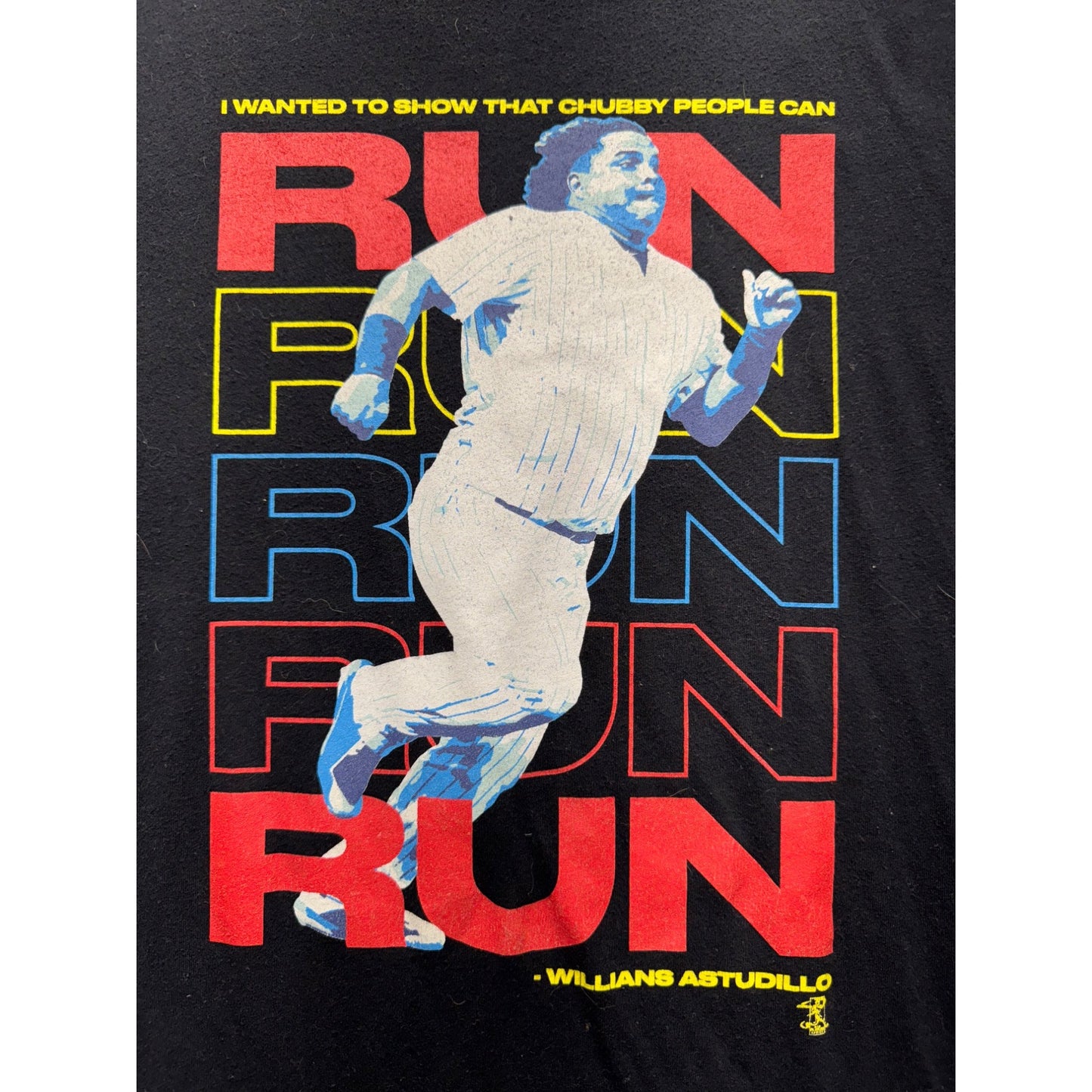 Minnesota Twins Willians Astudillo La Tortuga Run Graphic T-Shirt Black XL #9198