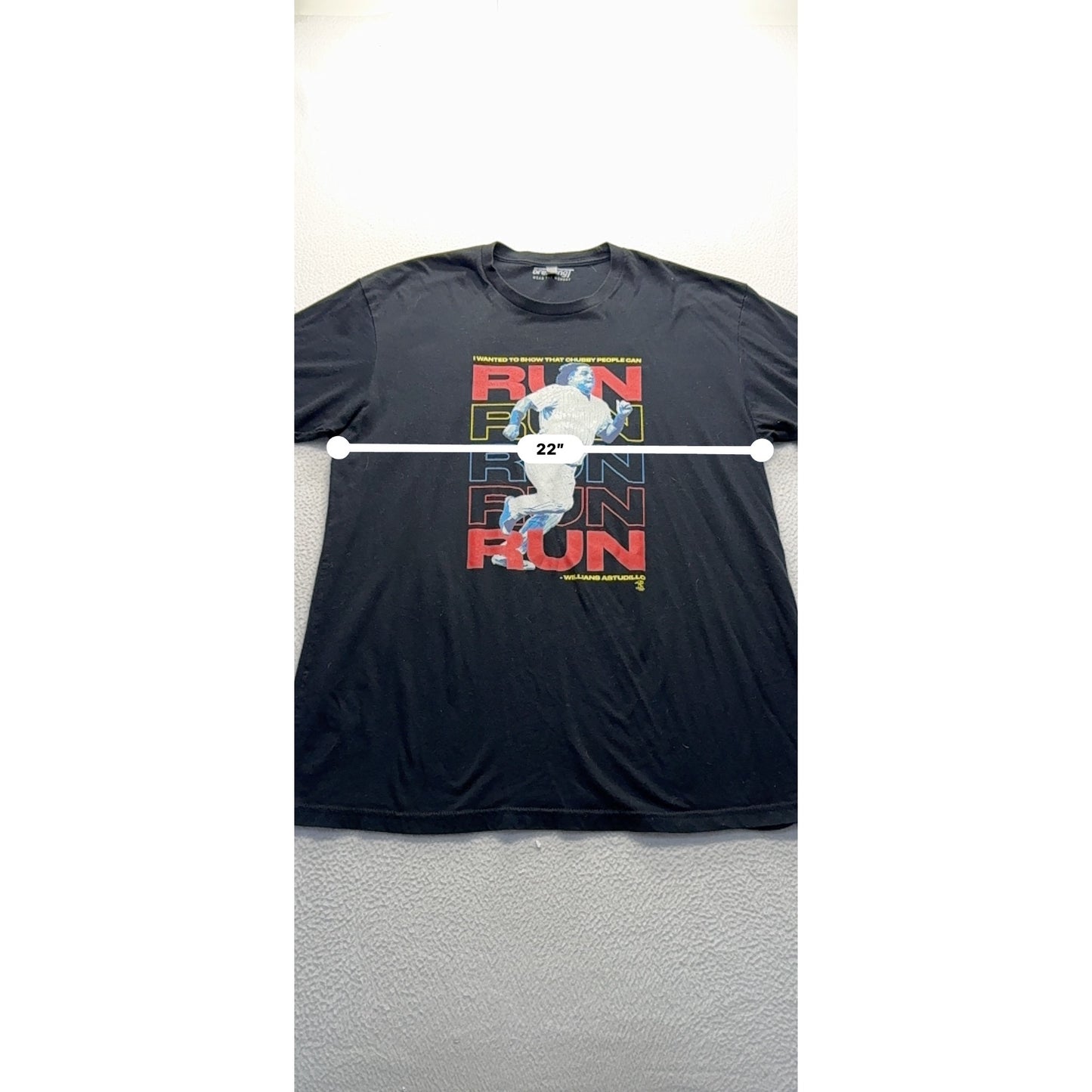 Minnesota Twins Willians Astudillo La Tortuga Run Graphic T-Shirt Black XL #9198